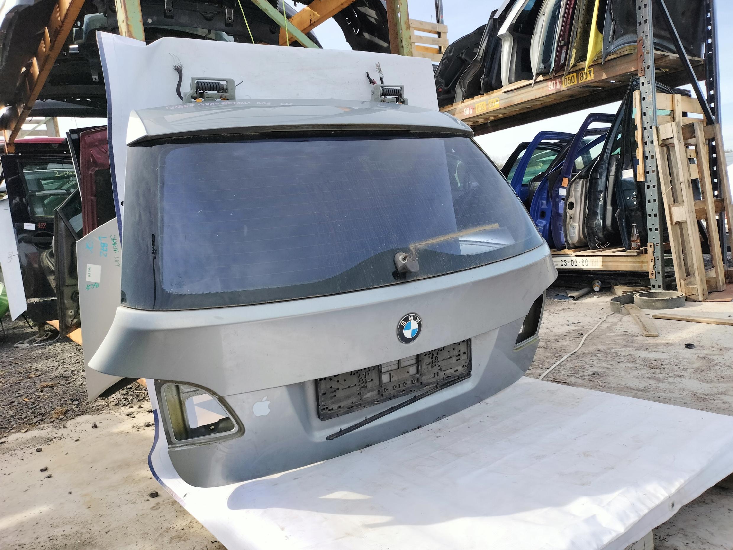 BMW E61 KOMBI TOURING KLAPA BAGAŻNIKA SILBERGRAU METALIC - zdjęcie 6