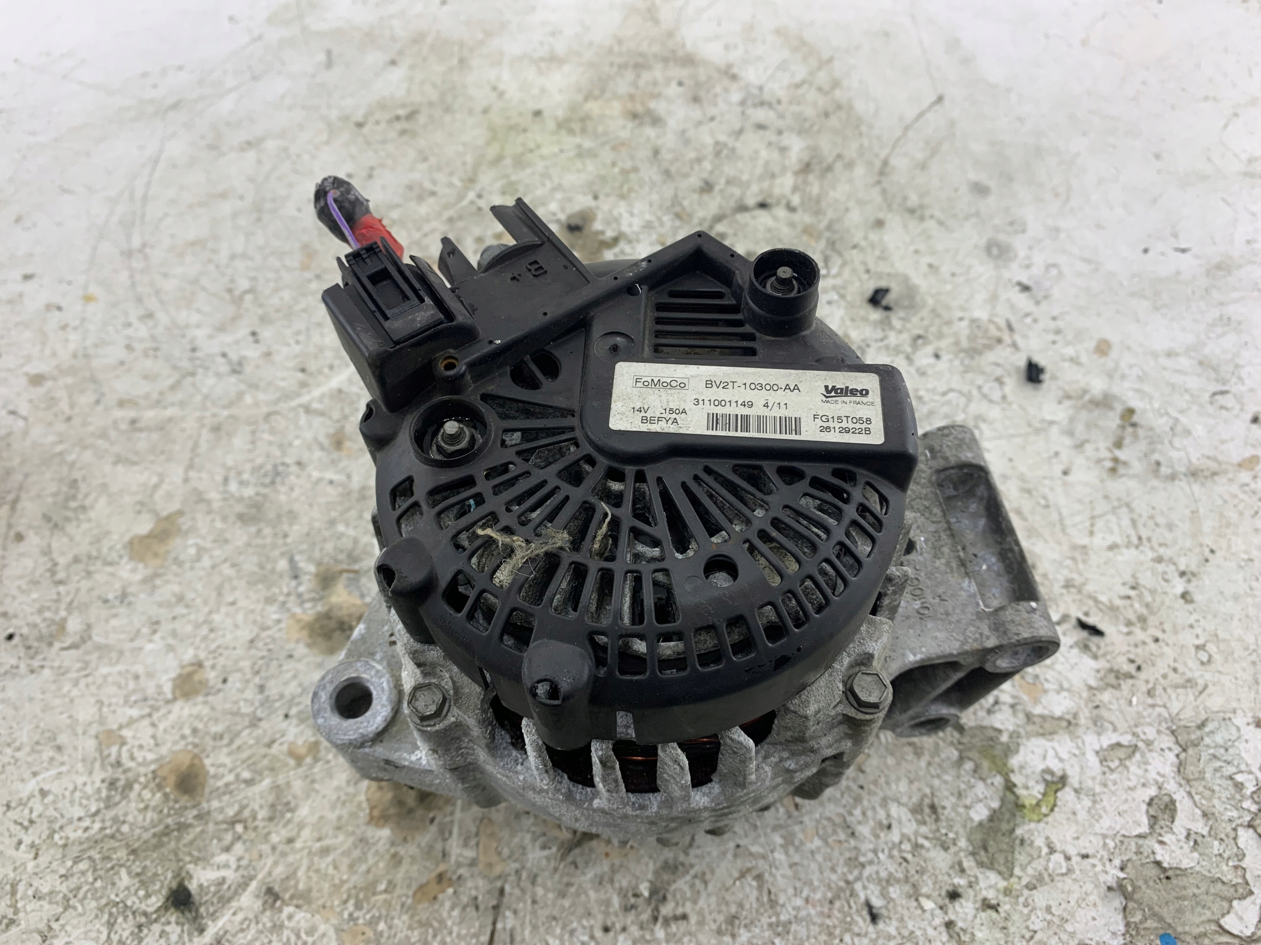 FORD FIESTA MK7 1.25 1.3 1.4 ALTERNATOR BV2T-10300-AA 150A - zdjęcie 5