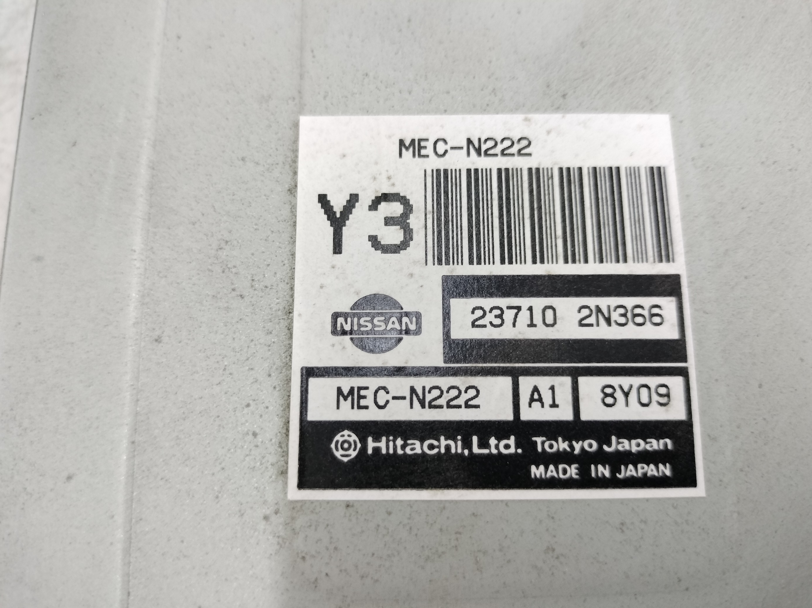 ECU NISSAN ALMERA 1.4 16V 237102N366 - zdjęcie 7
