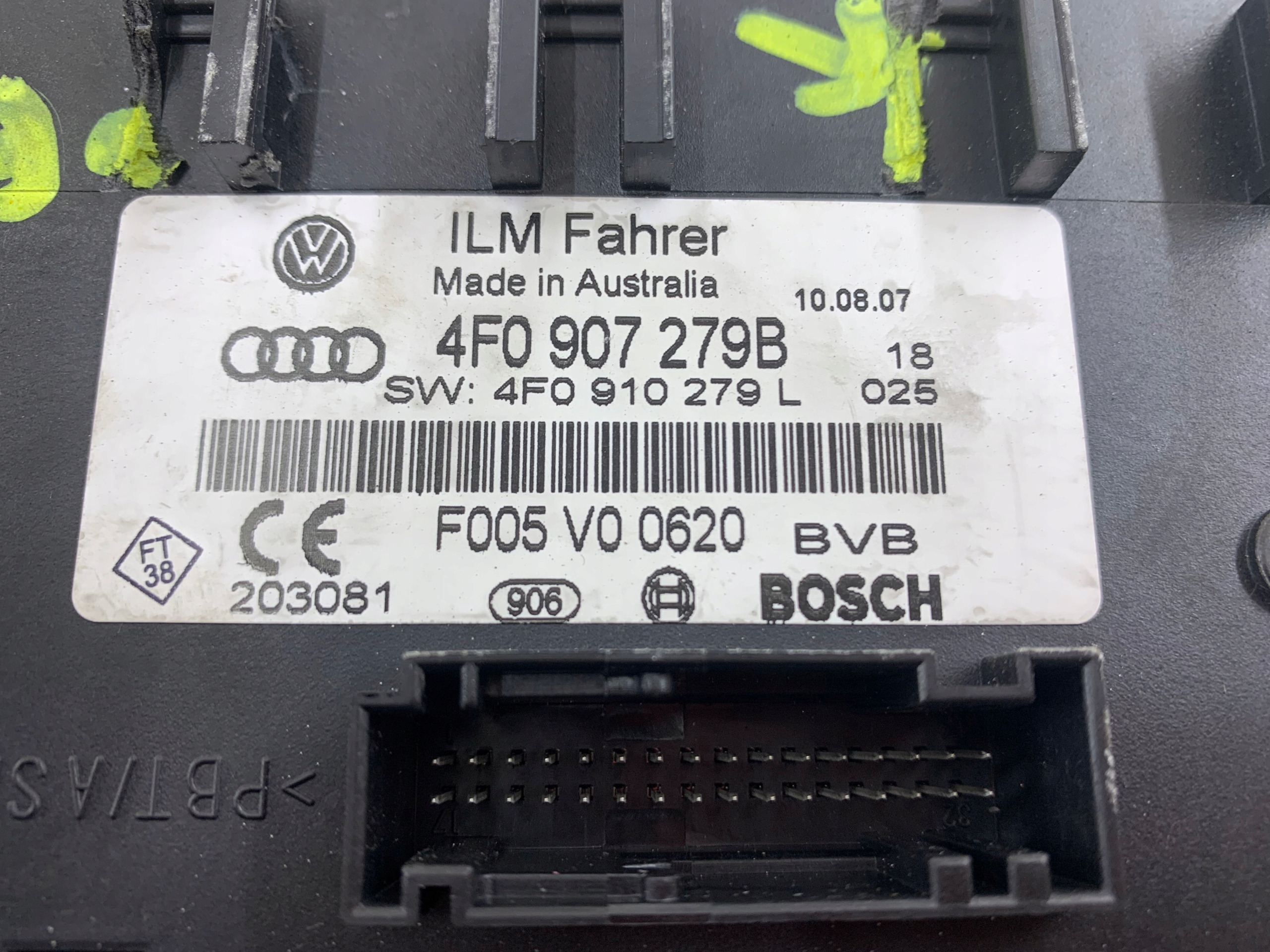 Dodatkowe zdjęcie używanej części: AUDI A6 C6 STEROWNIK ŚWIATEŁ MODUŁ 4F0907279B