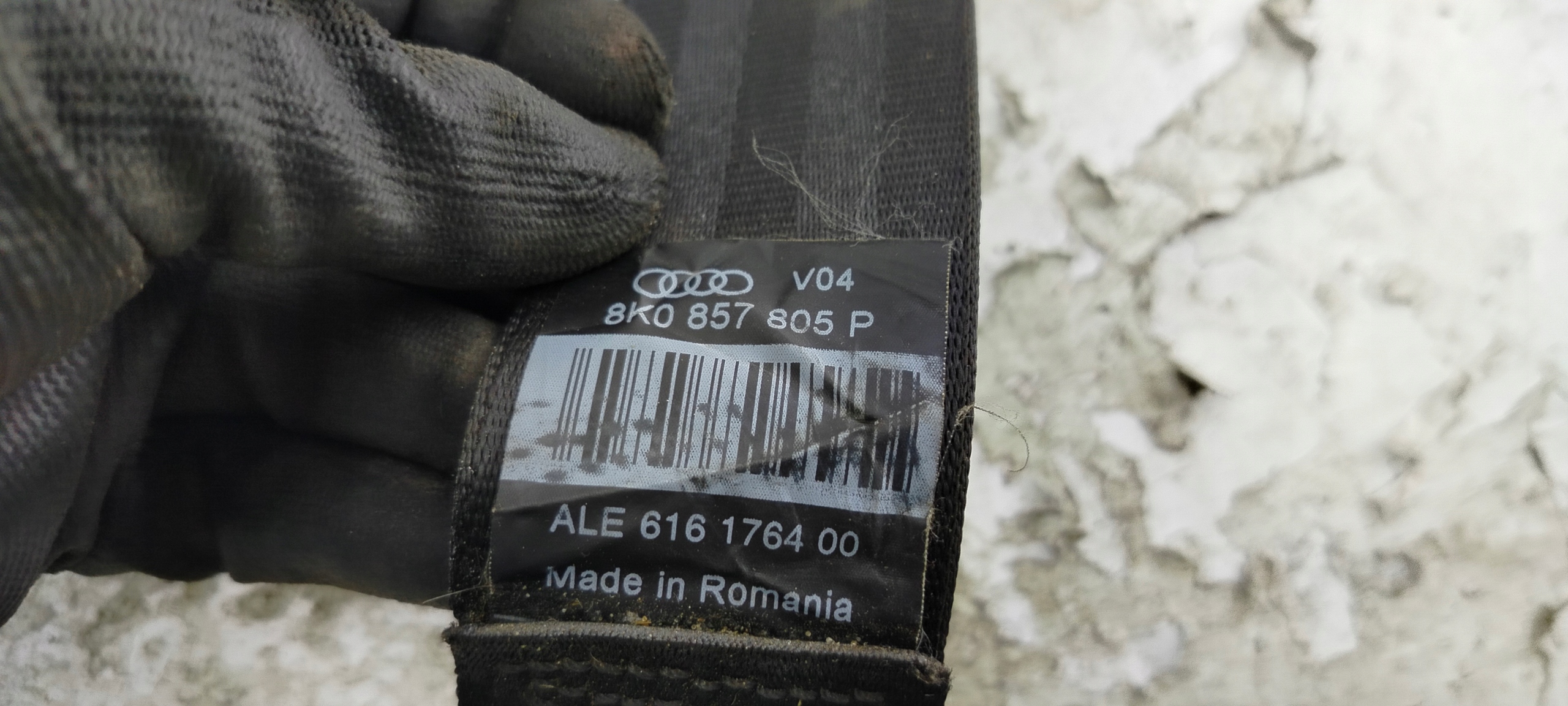 AUDI A4 B8 PAS BEZPIECZEŃSTWA PRAWY LEWY TYŁ 8K0857805P - zdjęcie 7
