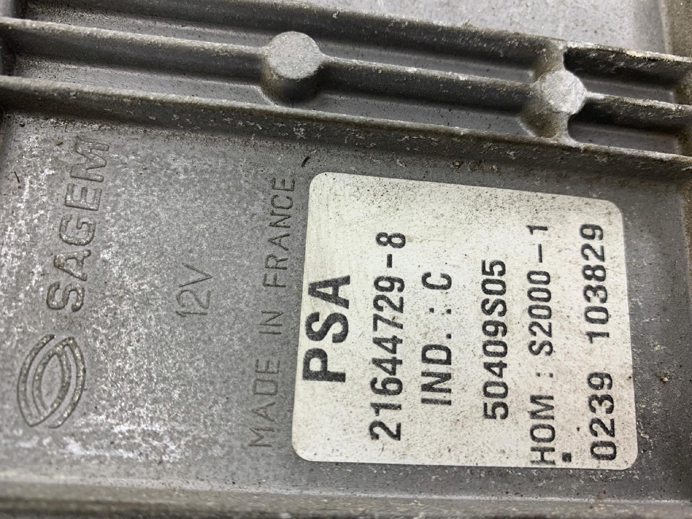Dodatkowe zdjęcie używanej części: CITROEN XSARA PICASSO 1.6 STEROWNIK SILNIKA 9632727280