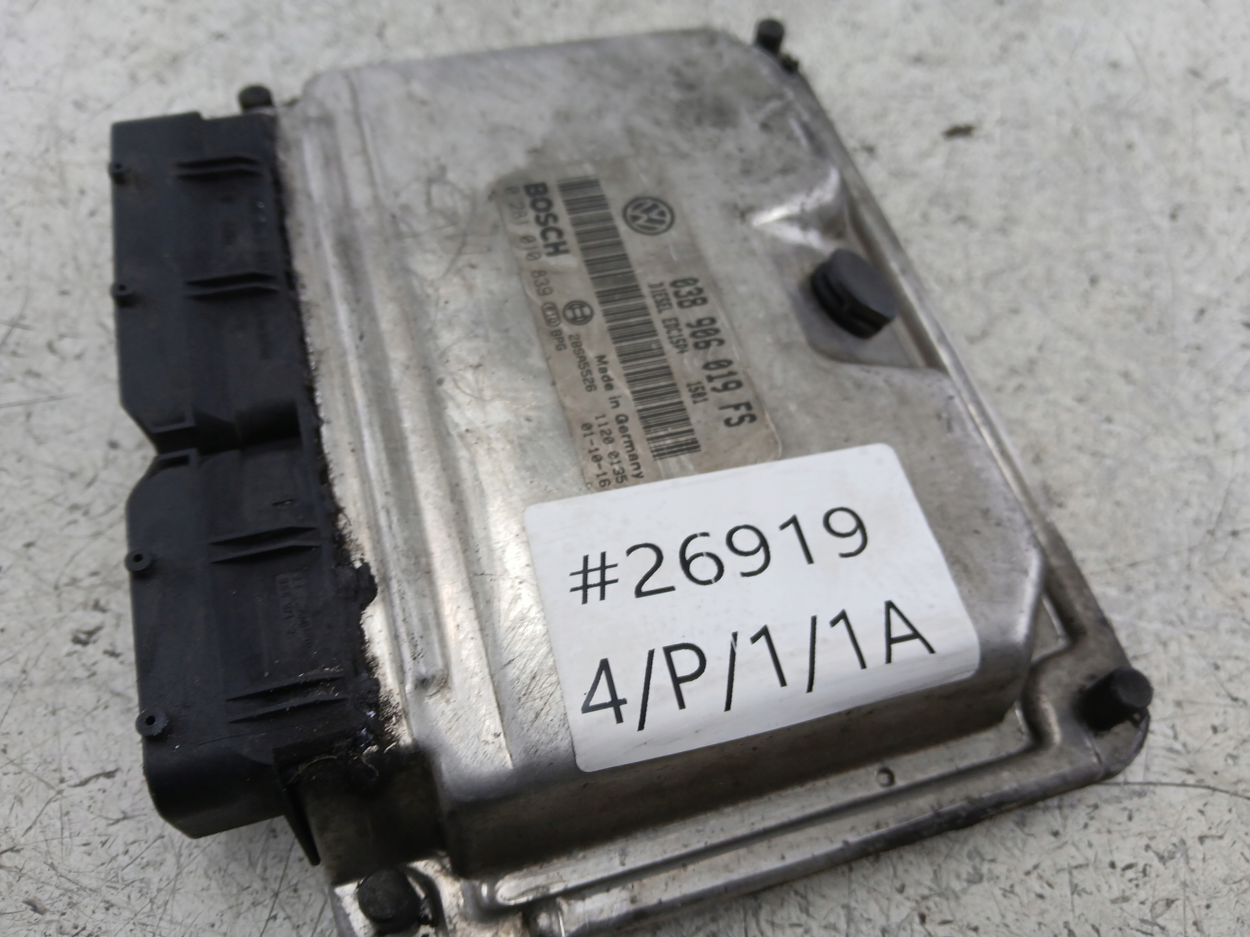 VW POLO 9N 1.9 TDI STEROWNIK SILNIKA 038906019FS - zdjęcie 6