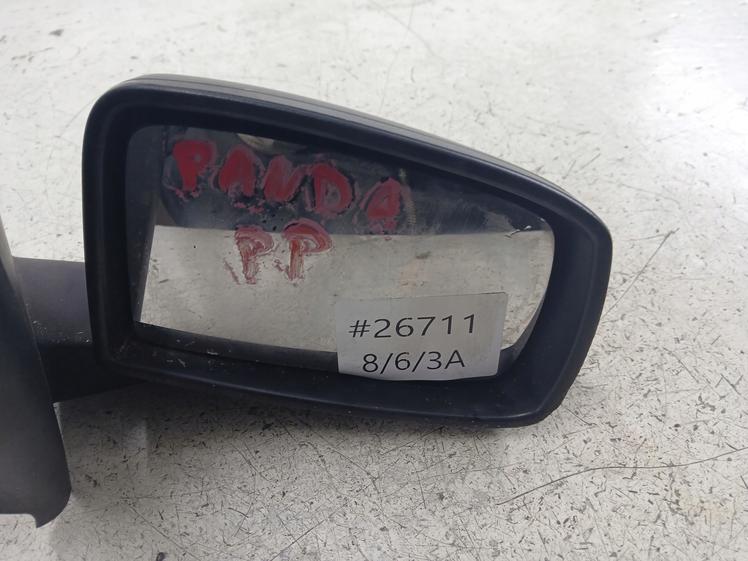 FIAT PANDA LUSTERKO PRAWE MANUALNE CZARNE - zdjęcie 6