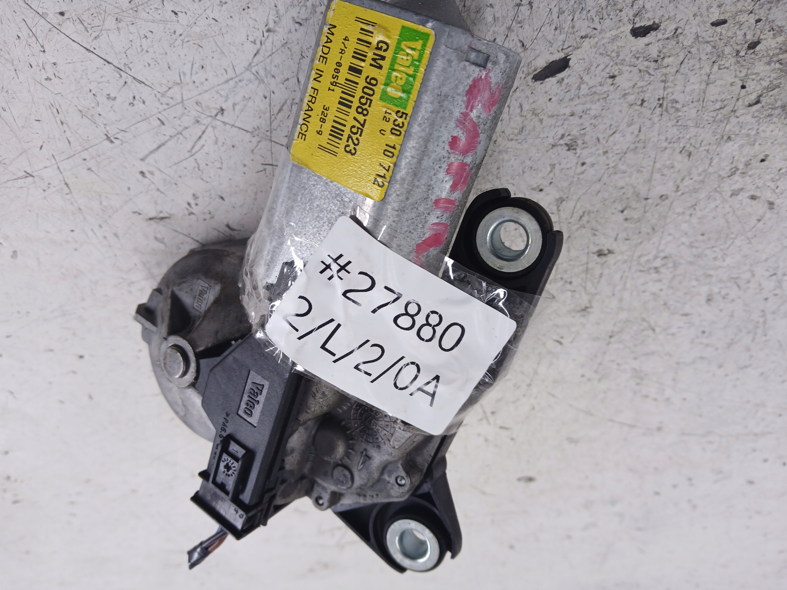 OPEL ZAFIRA A MECHANIZM WYCIERACZKI TYŁ 90587523 - zdjęcie 6