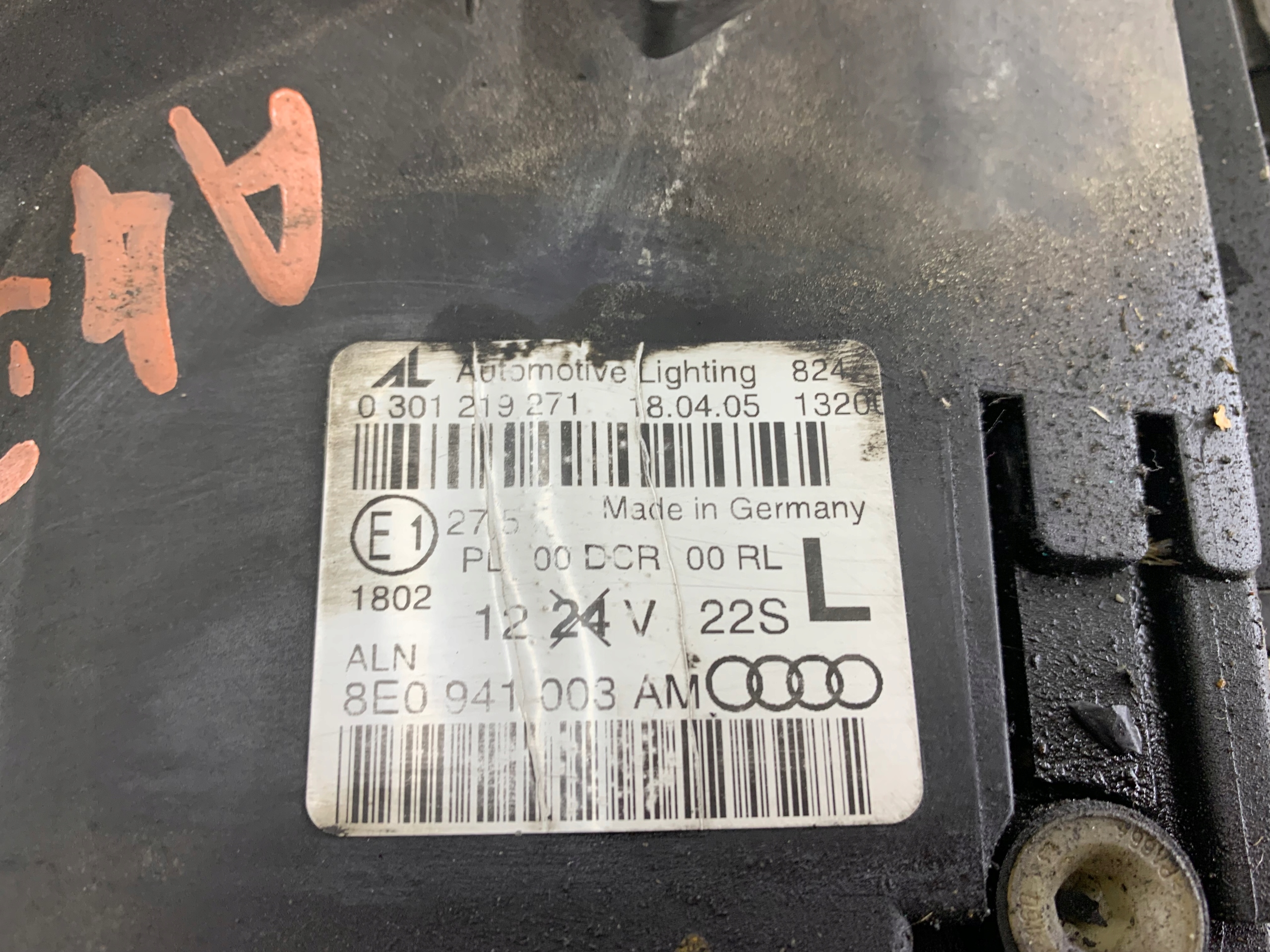 AUDI A4 B7 LAMPA LEWA PRZÓD BI XENON 8E0941003AM + PRZETWORNICA KPL - zdjęcie 6