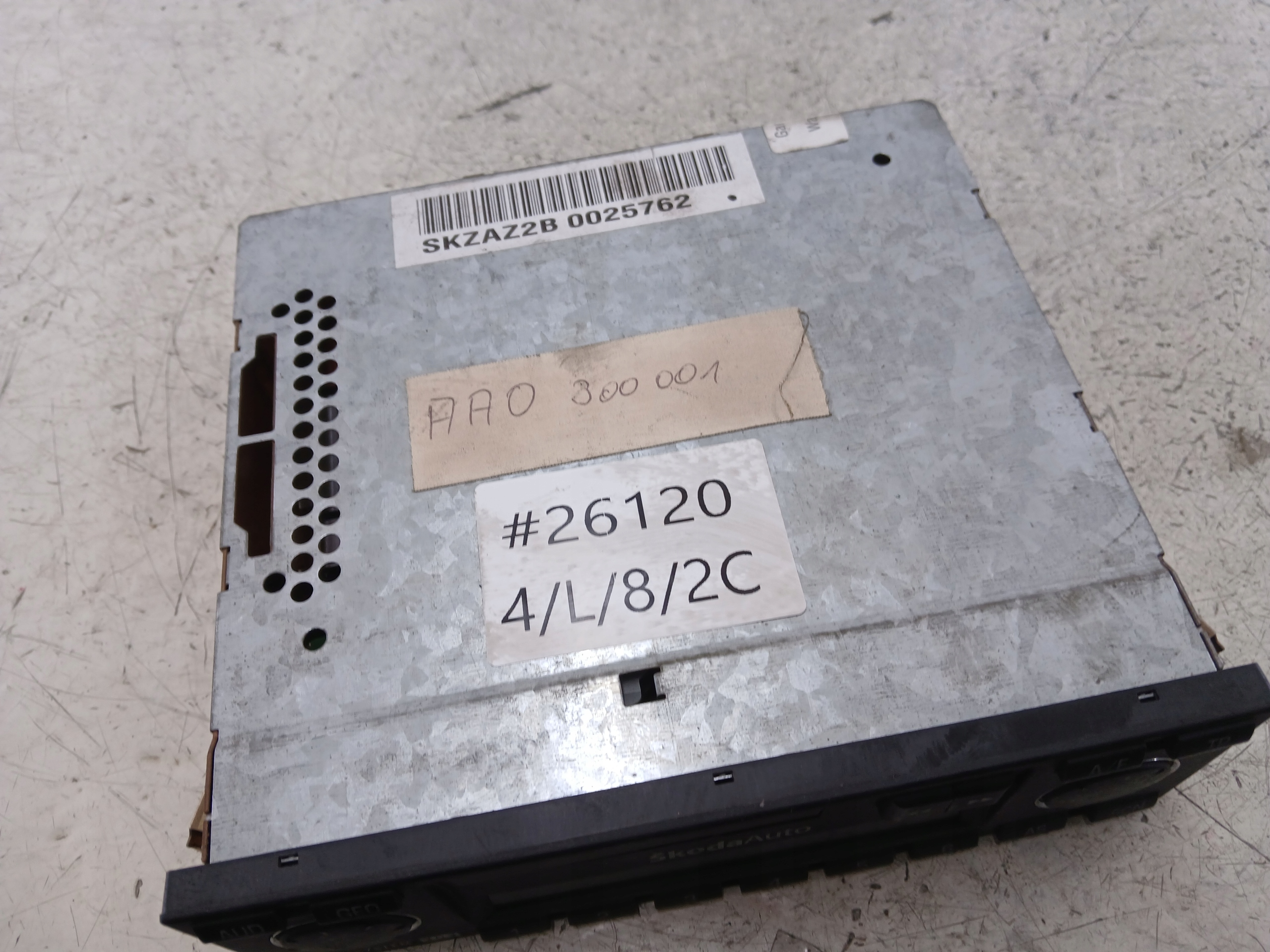 SKODA OCTAVIA I RADIO FABRYCZNE KASETA 1U0035160B - zdjęcie 8