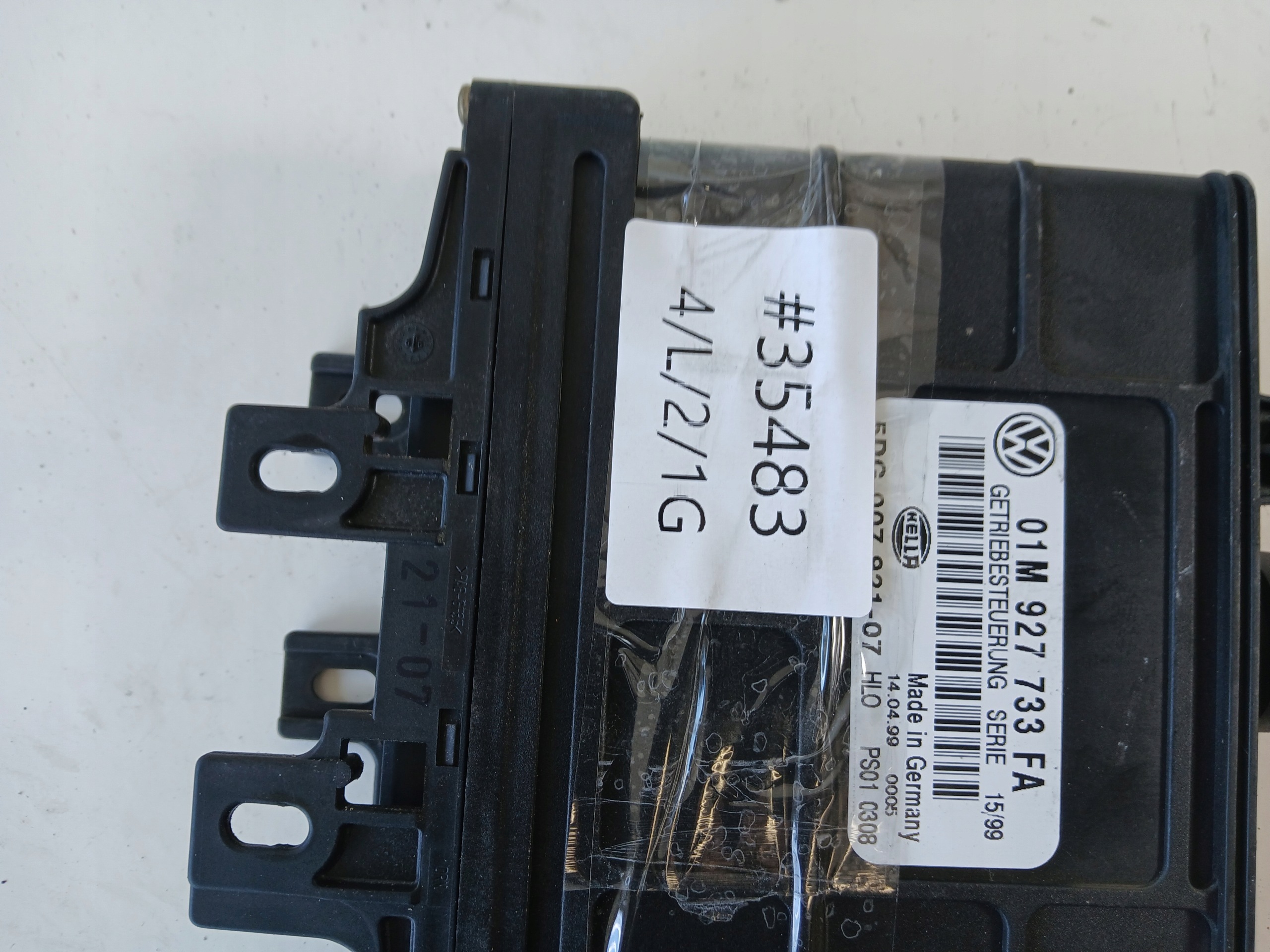 AUDI A3 8L 1.9 TDI STEROWNIK SKRZYNI BIEGÓW 01M927733FA - zdjęcie 5