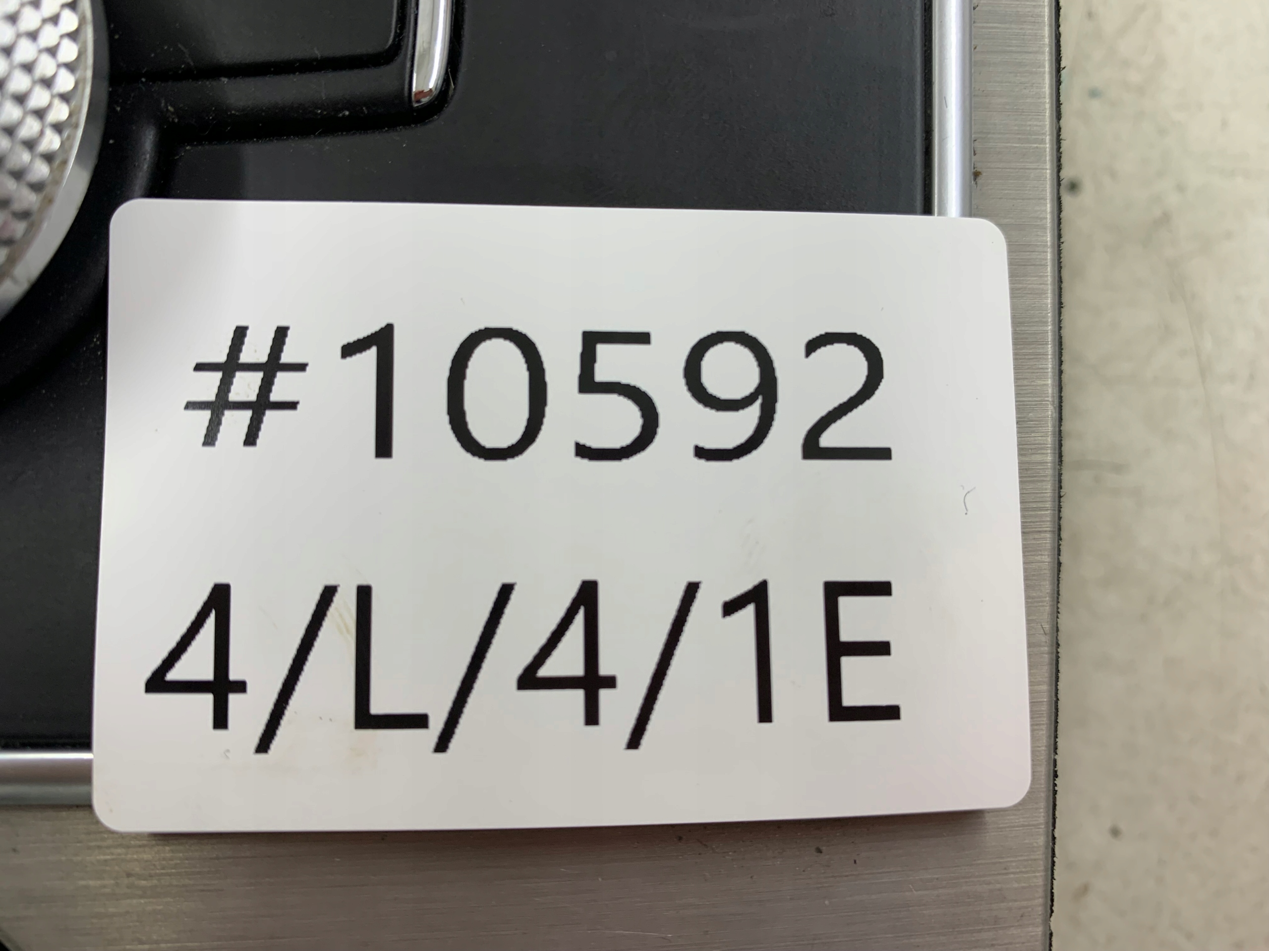 MERCEDES W212 PANEL PRZEŁĄCZNIK IDRIVE SZCZOTKOWANE ALUMINIUM - zdjęcie 7