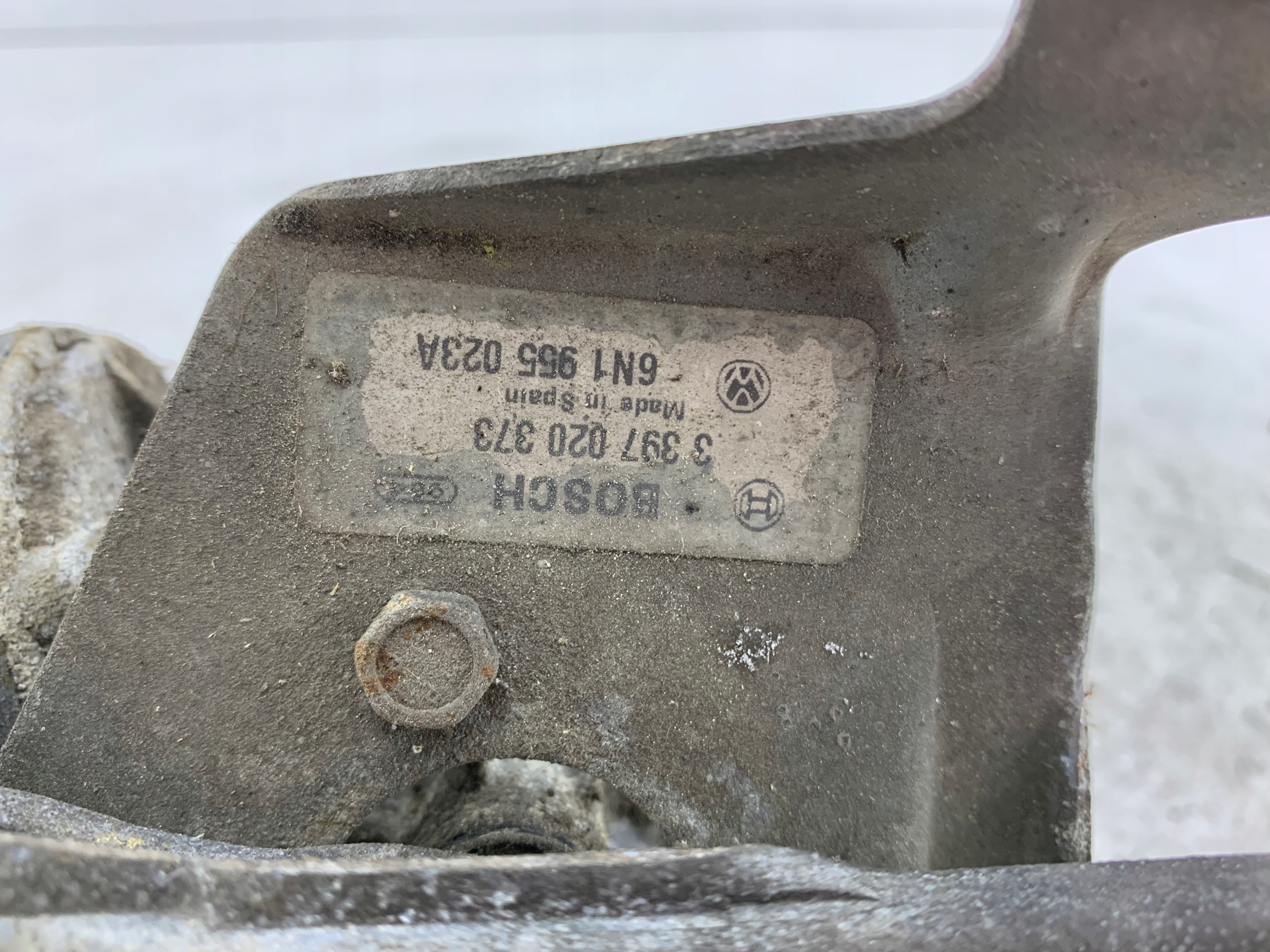 VW POLO 6N III MECHANIZM WYCIERACZEK PRZÓD 6N1955113A - zdjęcie 7