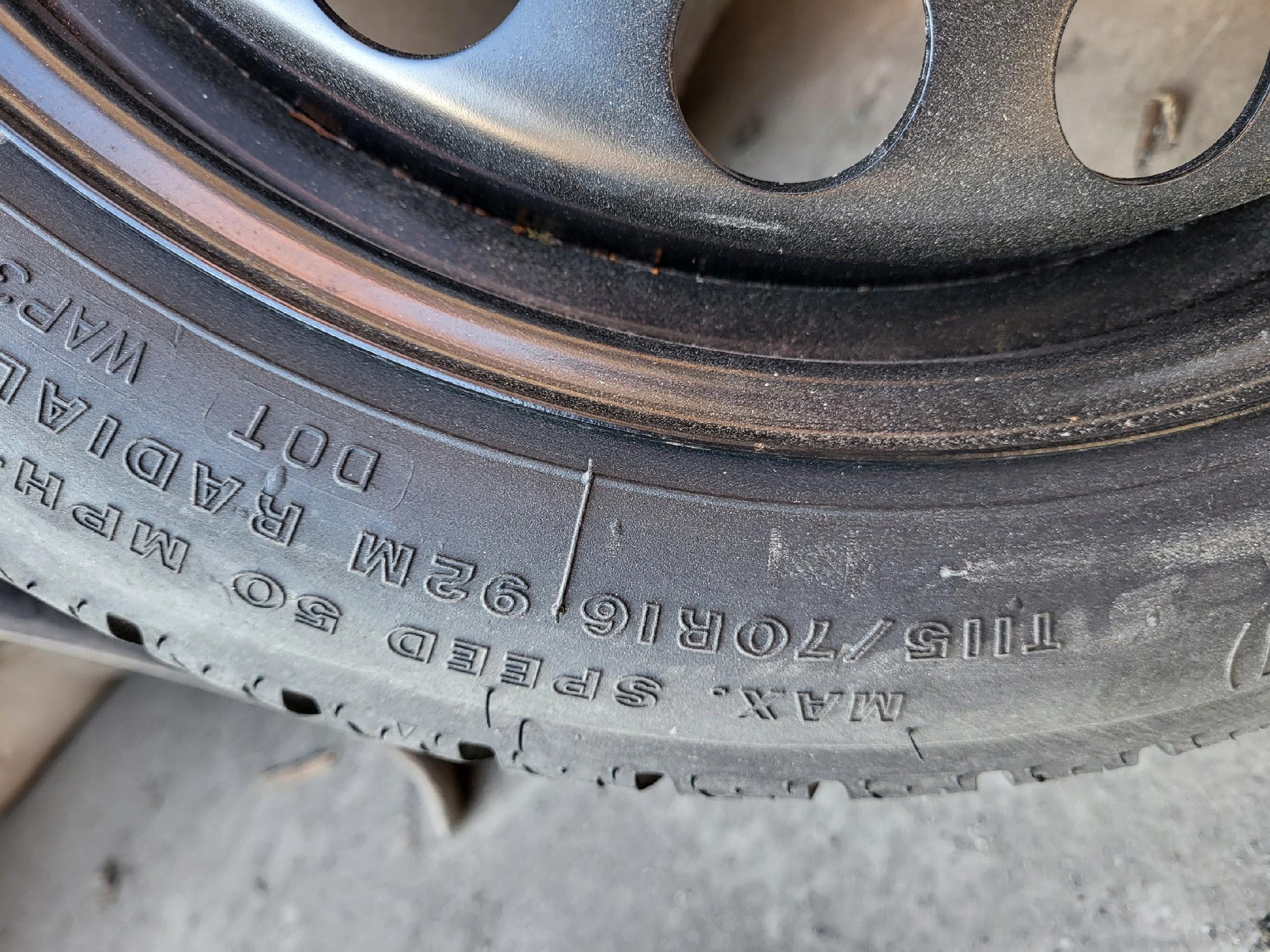 OPEL VECTRA C SIGNUM KOŁO ZAPASOWE DOJAZDÓWKA 16 - zdjęcie 4