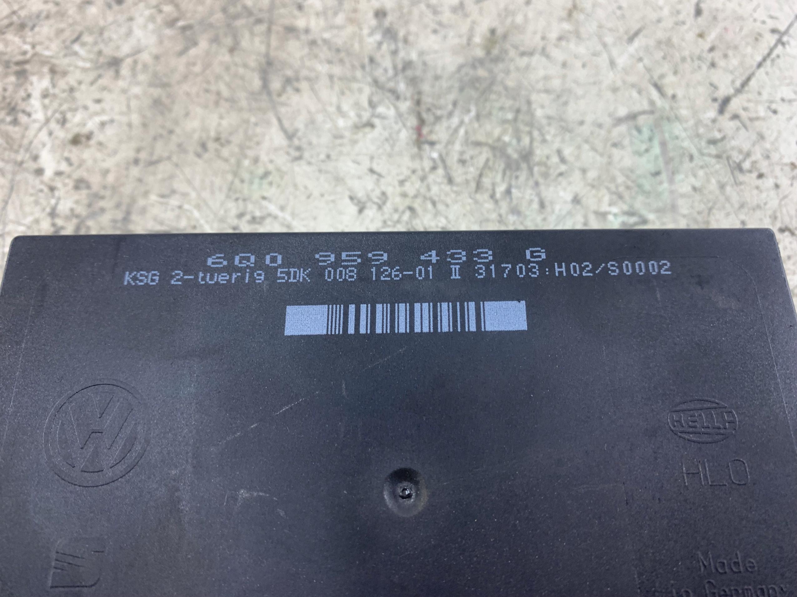 SKODA FABIA I VW POLO 9N SEAT IBIZA III MODUŁ KOMFORTU 6Q0959433G - zdjęcie 5