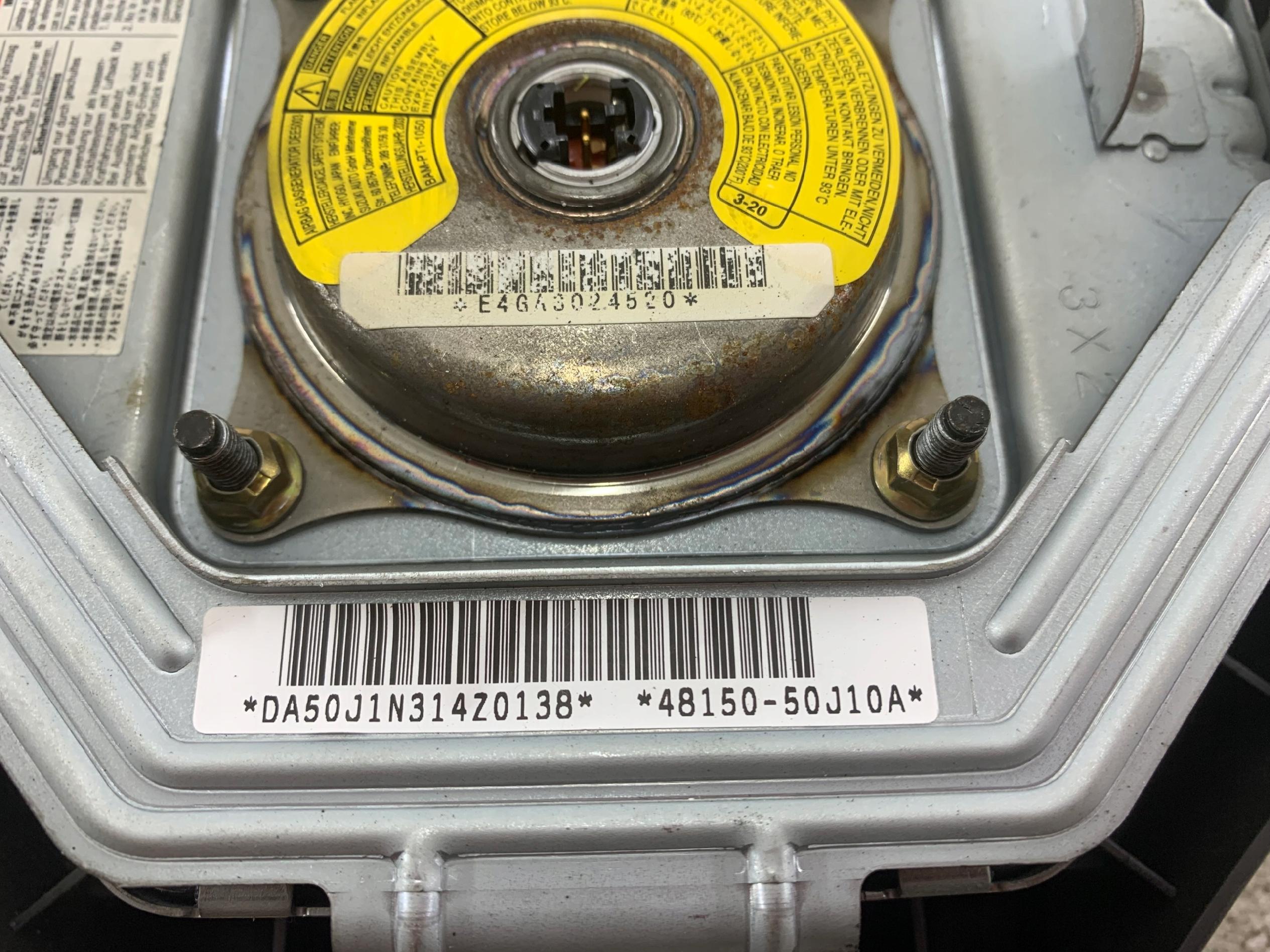 Dodatkowe zdjęcie używanej części: SUZUKI GRAND VITARA I PODUSZKA POWIETRZNA KIEROWCY AIRBAG 48150-50J10A