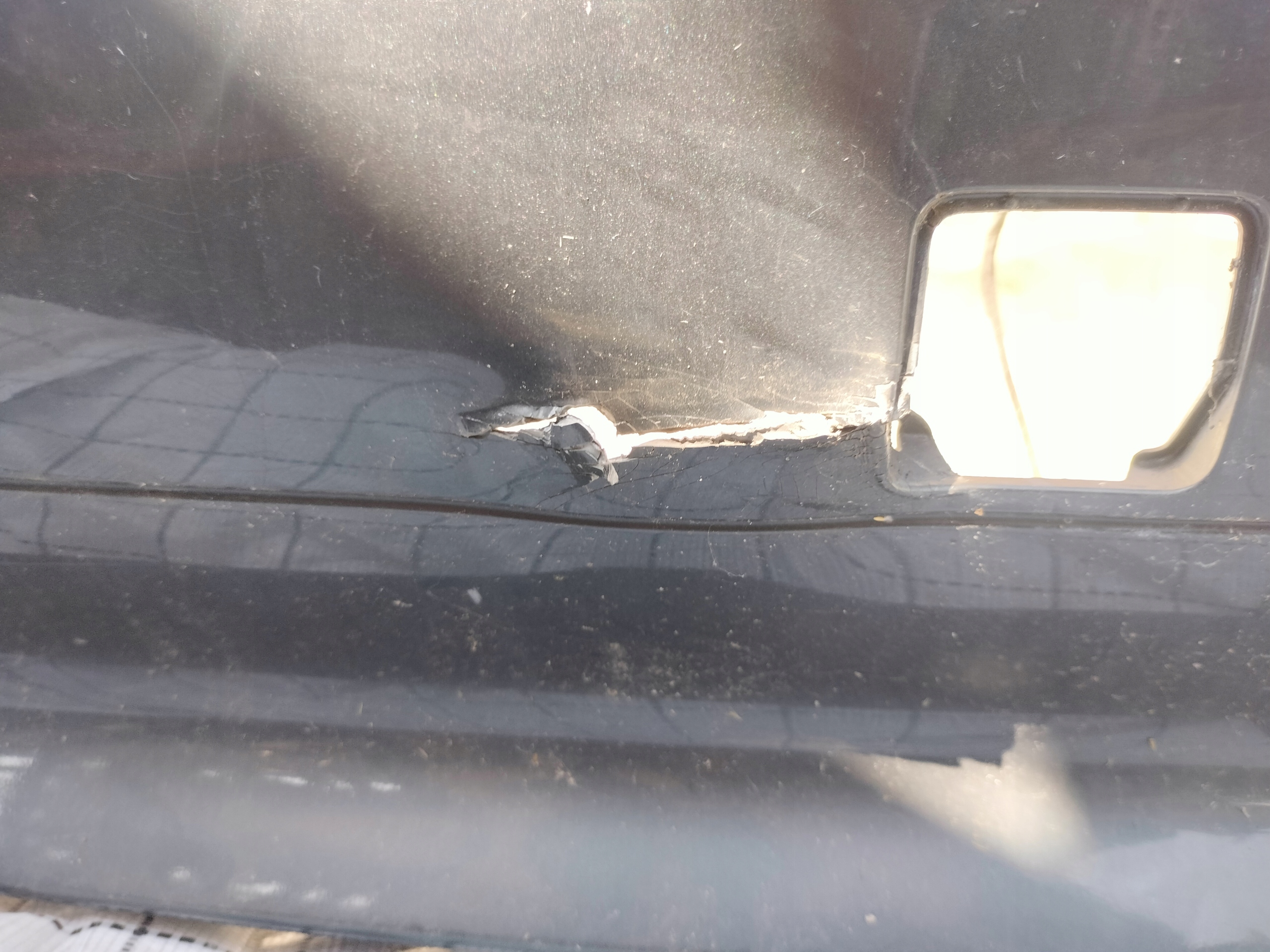 BMW E61 ZDERZAK TYŁ TYLNY PLATINGRAU A68 - zdjęcie 5