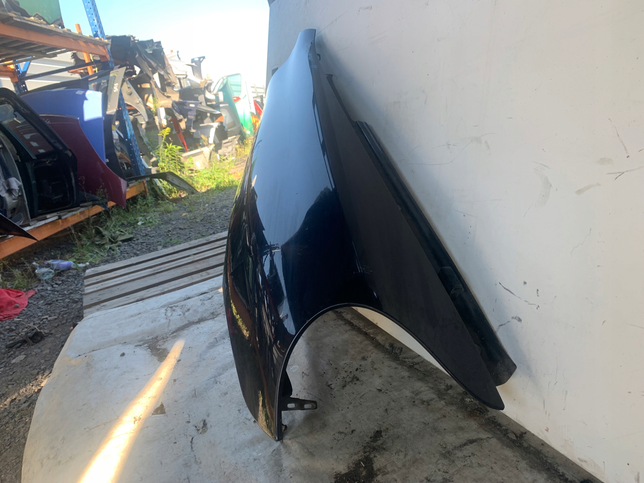 PORSCHE CAYENNE I BŁOTNIK PRAWY LC9Z PRZEDLIFT - zdjęcie 3