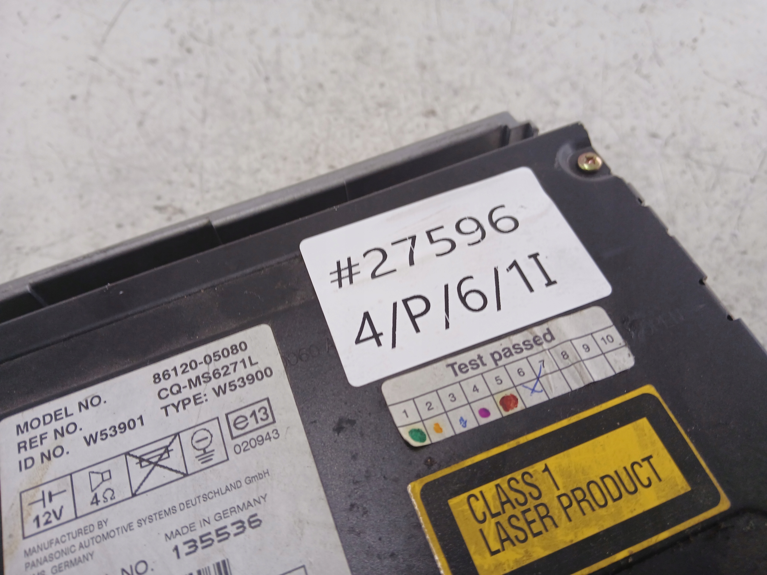 TOYOTA AVENSIS T25 RADIO FABRYCZNE CD 86120-05080 - zdjęcie 7