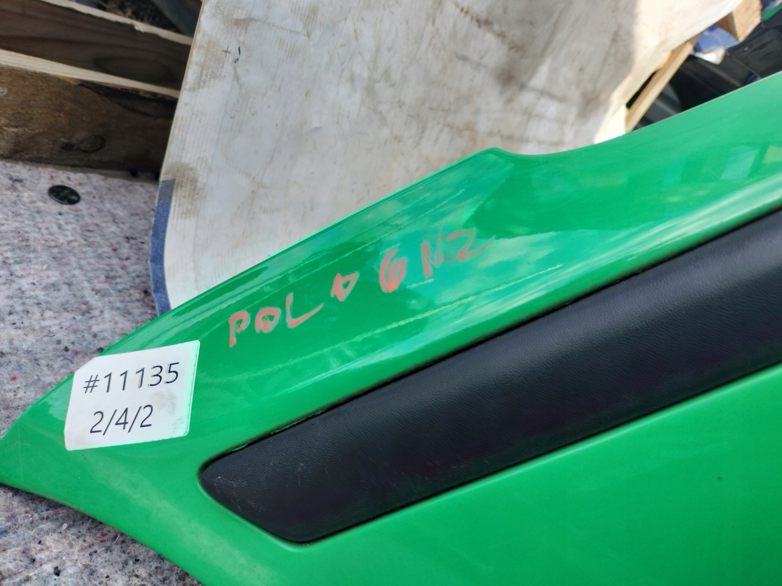 VW POLO 6N2 ZDERZAK PRZÓD PRZEDNI ZIELONY - zdjęcie 10