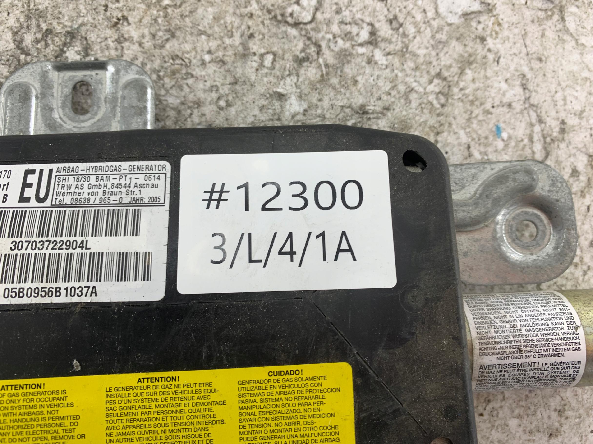 BMW E46 AIRBAG PODUSZKA DRZWI LEWY PRZÓD 30703722904L - zdjęcie 5