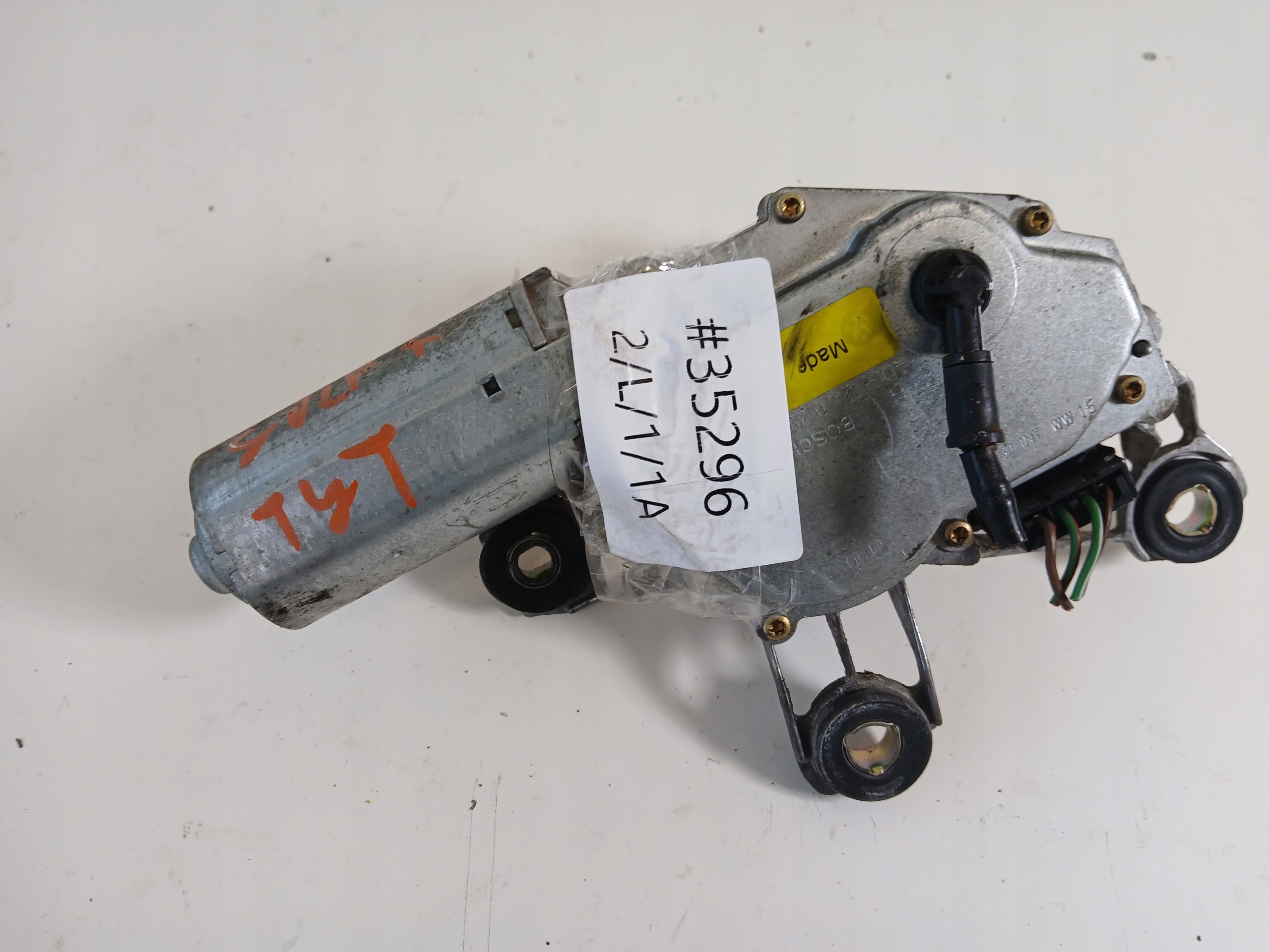 VW GOLF IV MECHANIZM WYCIERACZKI TYŁ 0390201557 - zdjęcie 6