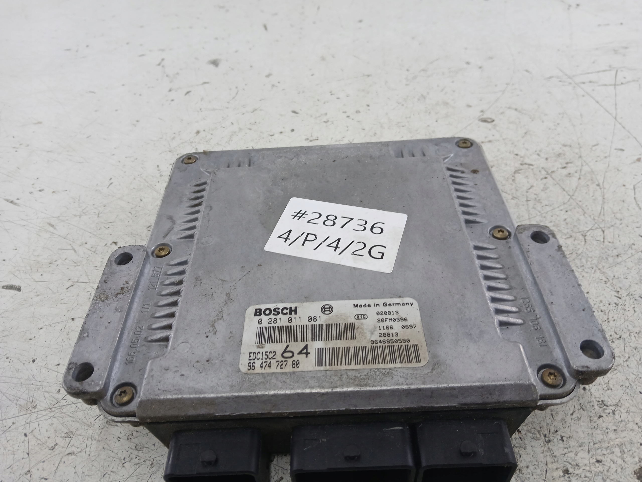 PEUGEOT 307 2.0 HDI STEROWNIK SILNIKA 9647472780 - zdjęcie 7