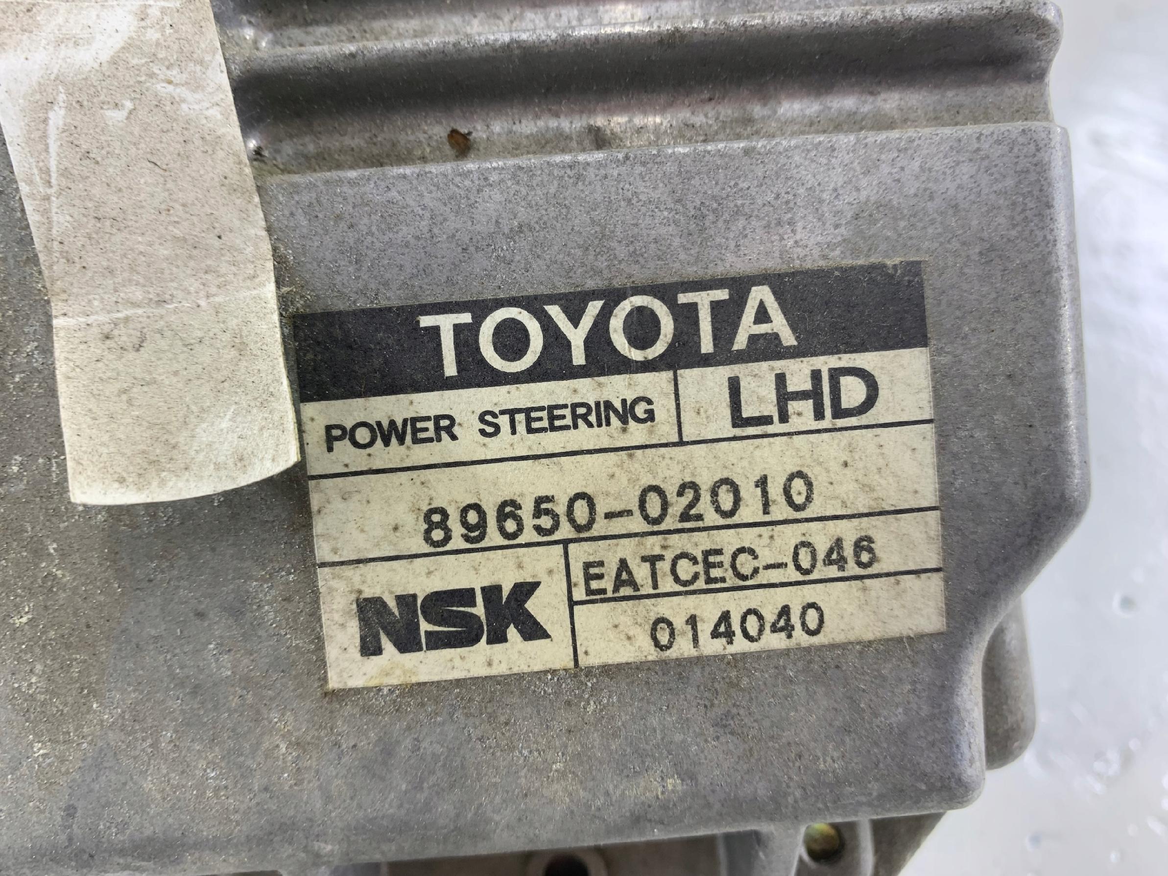 TOYOTA COROLLA E12 MODUŁ STEROWNIK WSPOMAGANIA 89650-02010 - zdjęcie 3