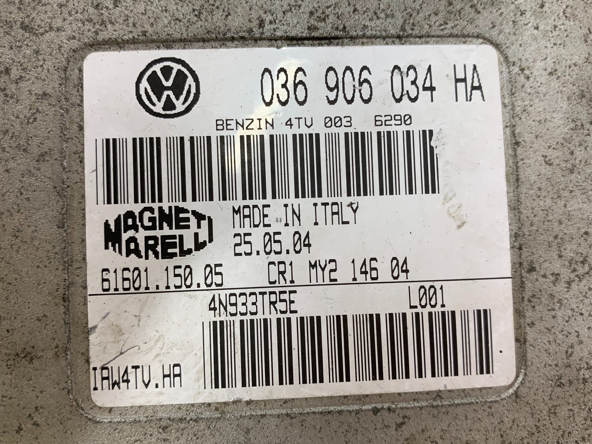 KOMPUTER STEROWNIK SEAT IBIZA III 036906034HA - zdjęcie 4
