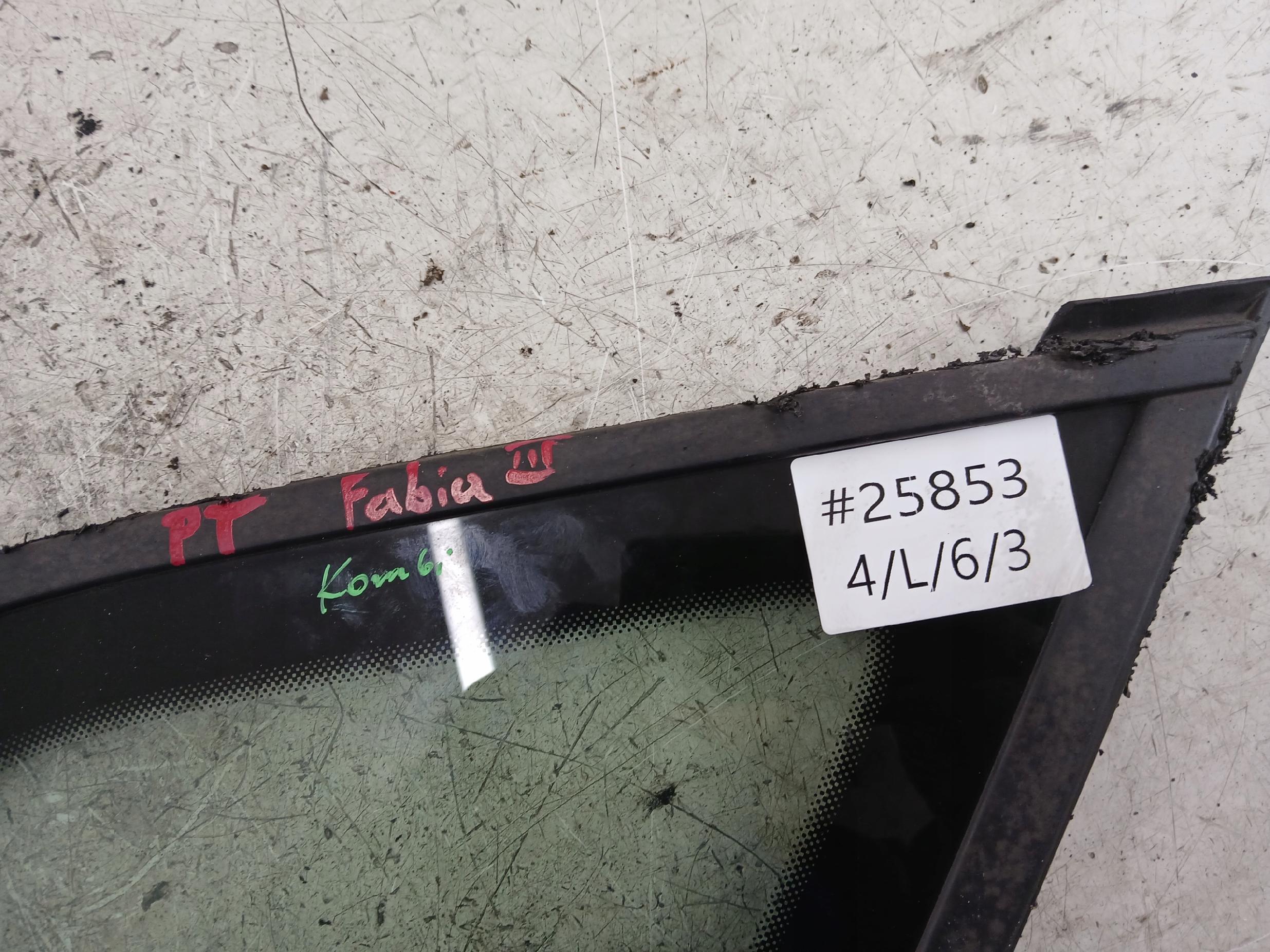 SKODA FABIA III KOMBI SZYBA KAROSERYJNA PRAWA TYŁ - zdjęcie 5