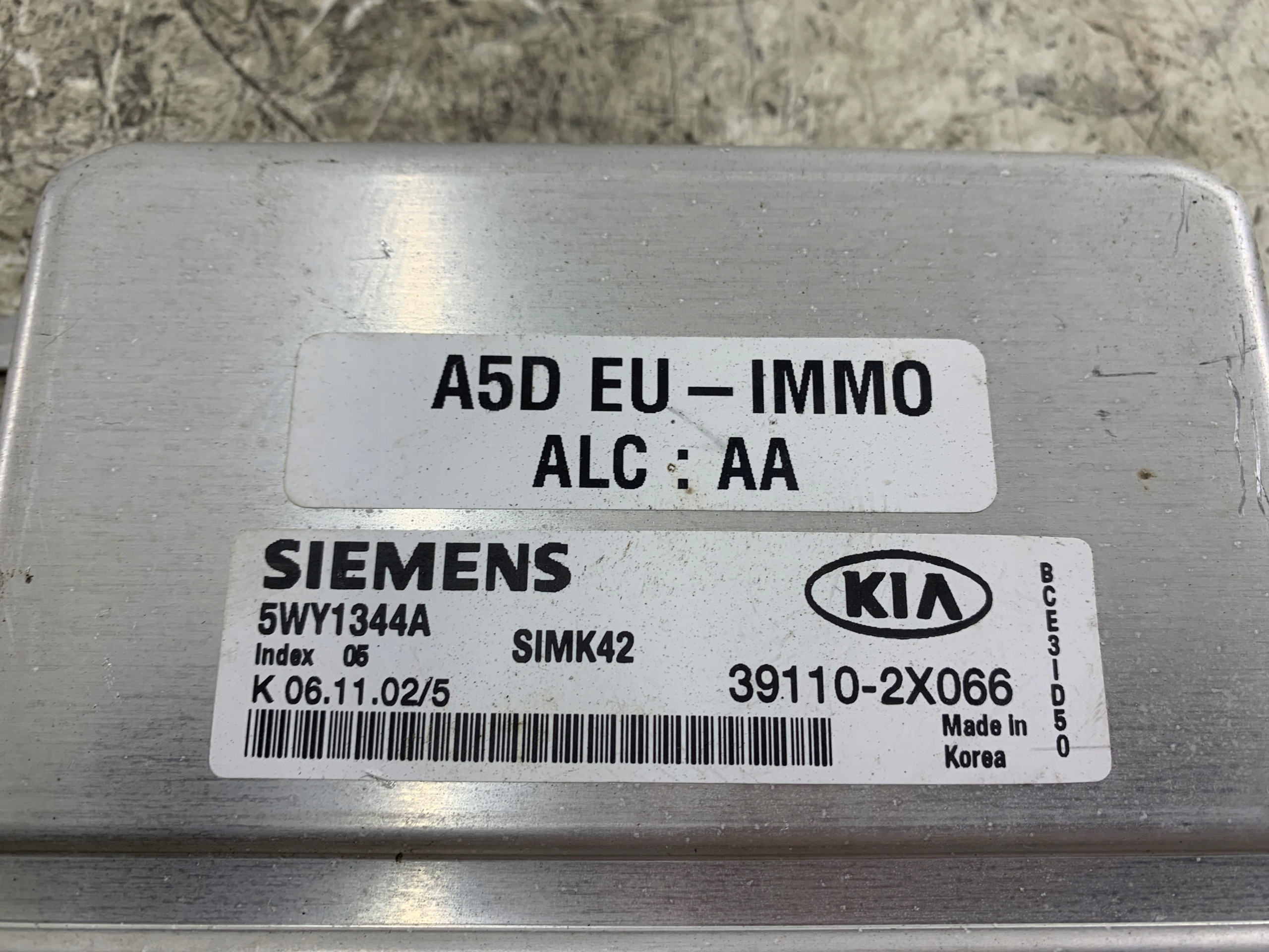 KIA RIO I 1.5 STEROWNIK SILNIKA 39110-2X066 - zdjęcie 5