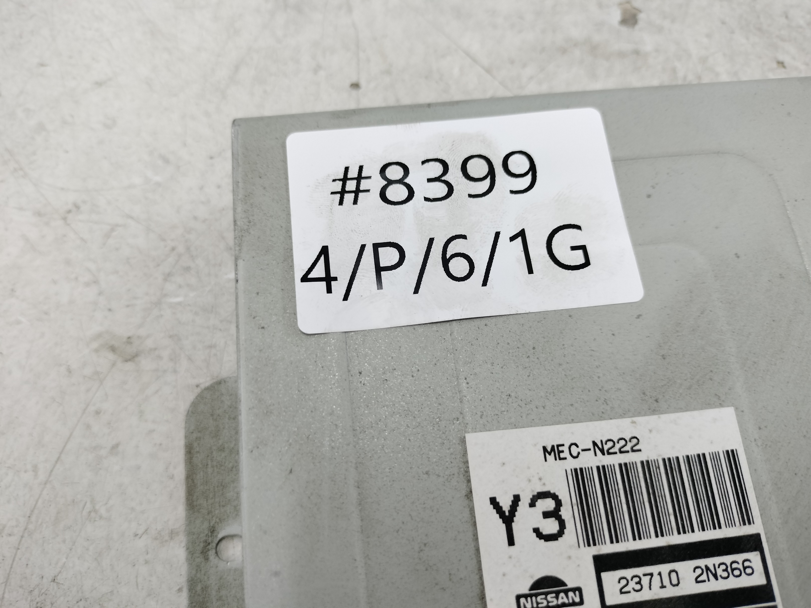 ECU NISSAN ALMERA 1.4 16V 237102N366 - zdjęcie 8