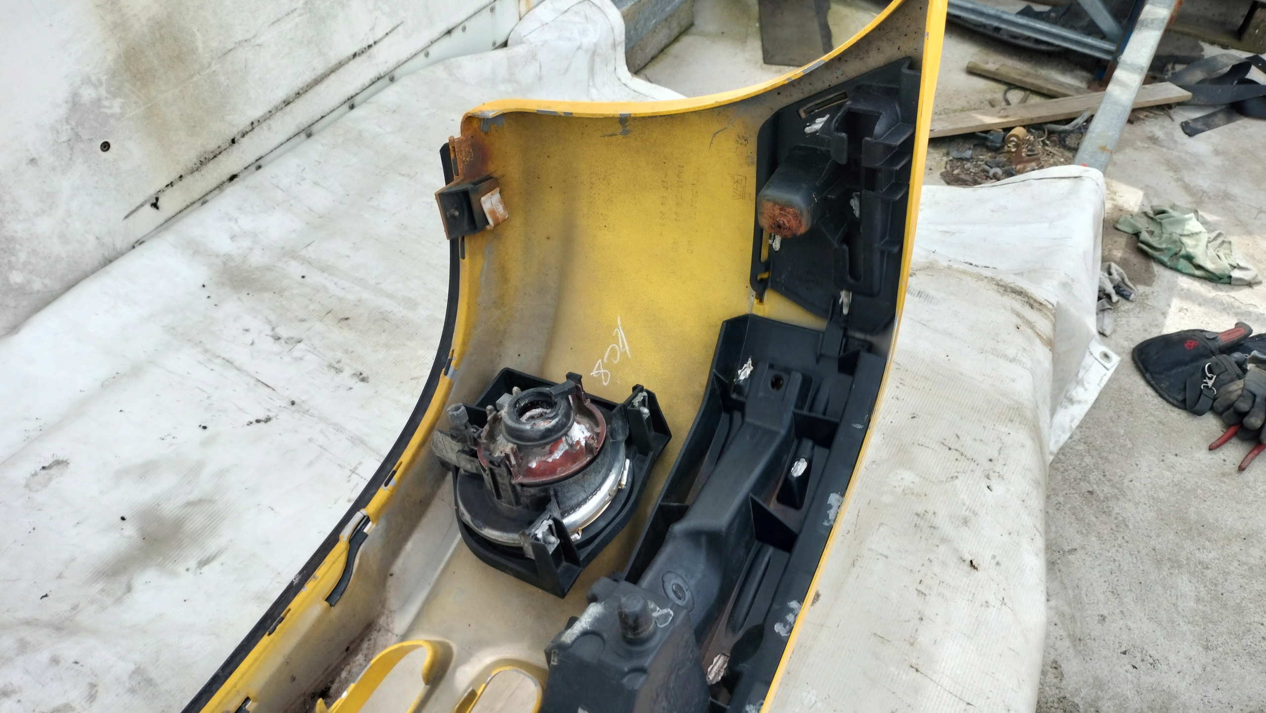 PEUGEOT 106 LIFT ZDERZAK PRZÓD ŻÓŁTY SPORT - zdjęcie 8