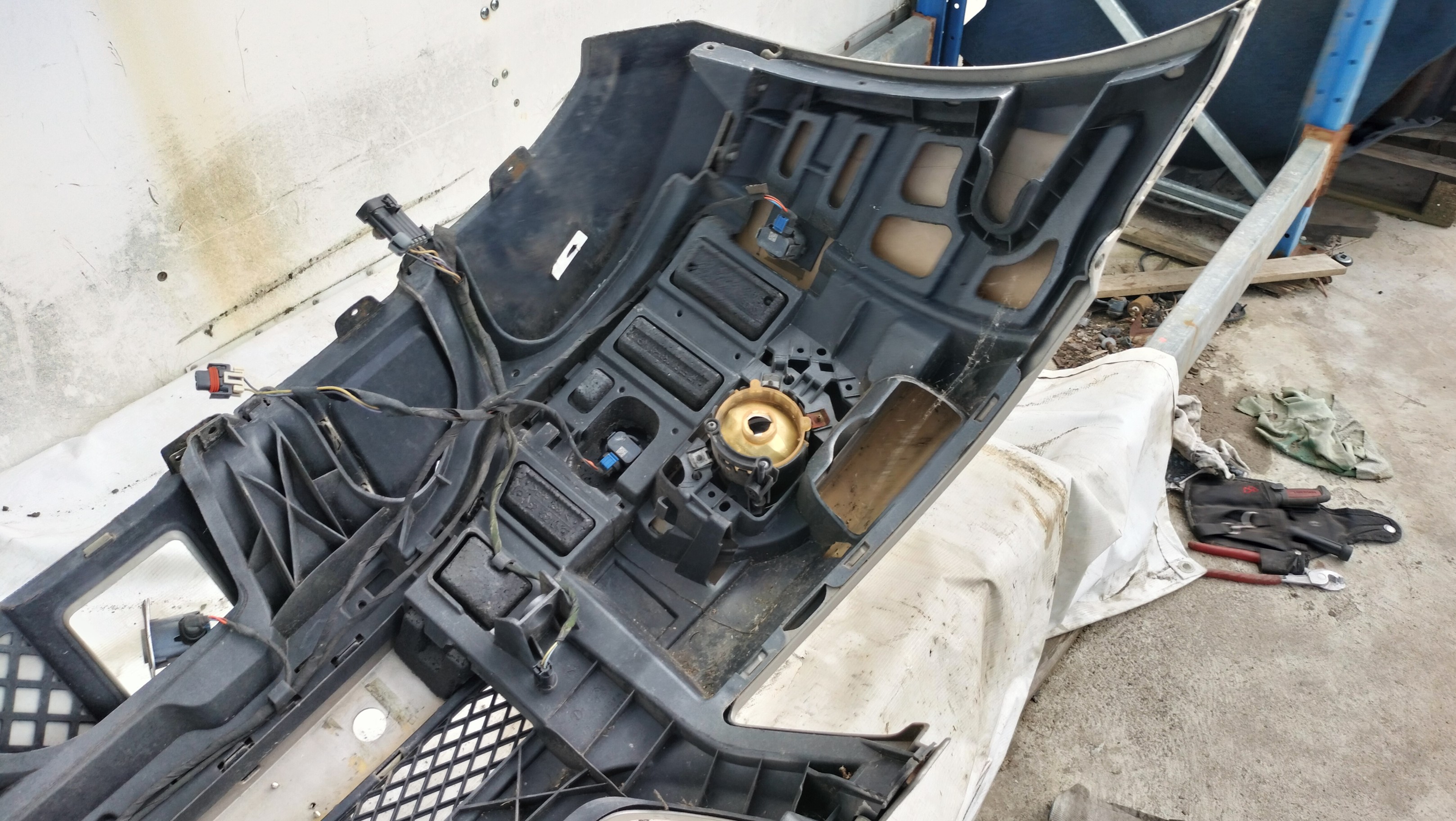 MERCEDES ML W164 ZDERZAK PRZÓD PRZEDNI SREBRNY ZŁOTY - zdjęcie 8