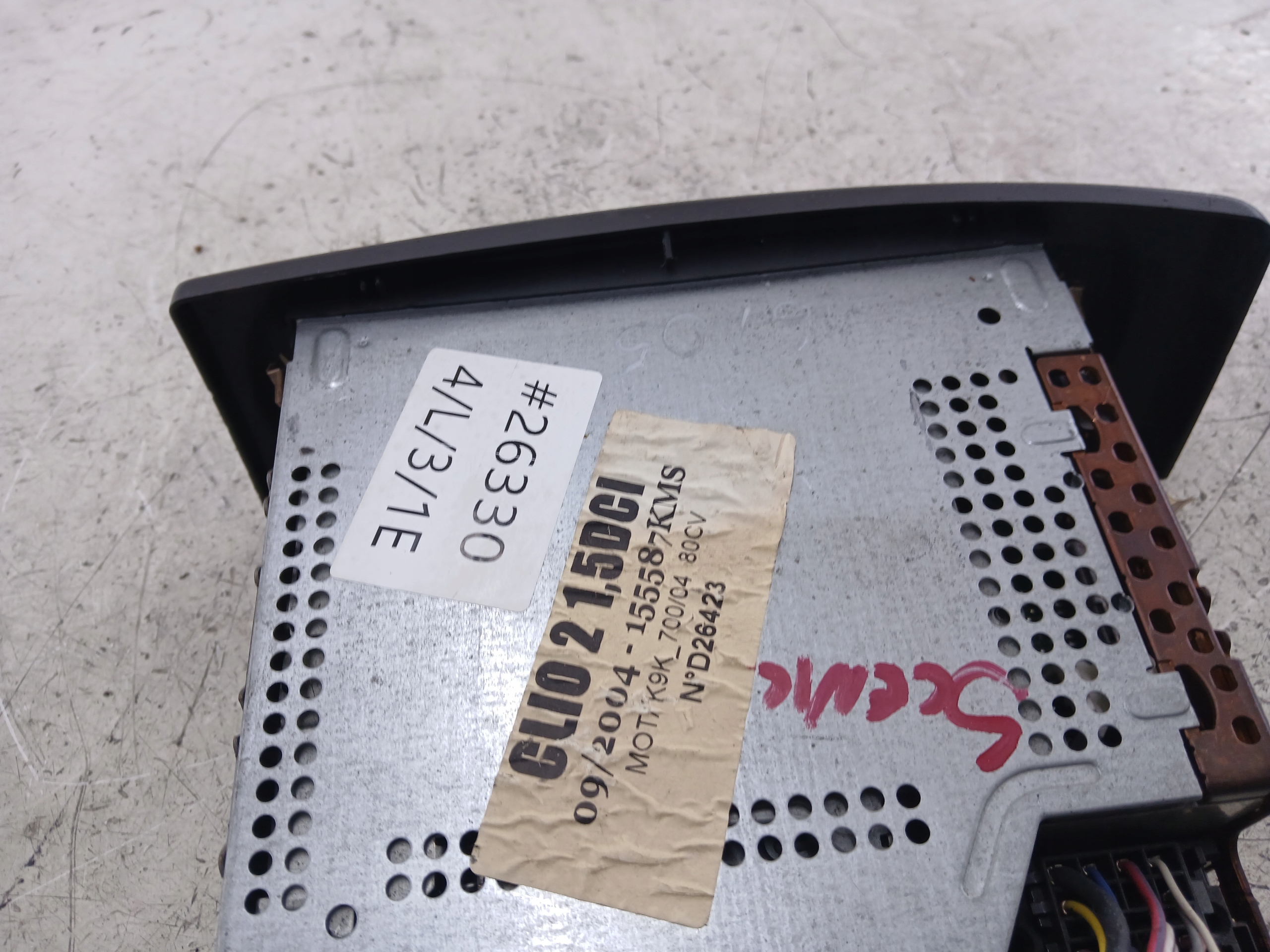 RENAULT CLIO II RADIO FABRYCZNE CD 8200057681D + KOD 6105 - zdjęcie 9
