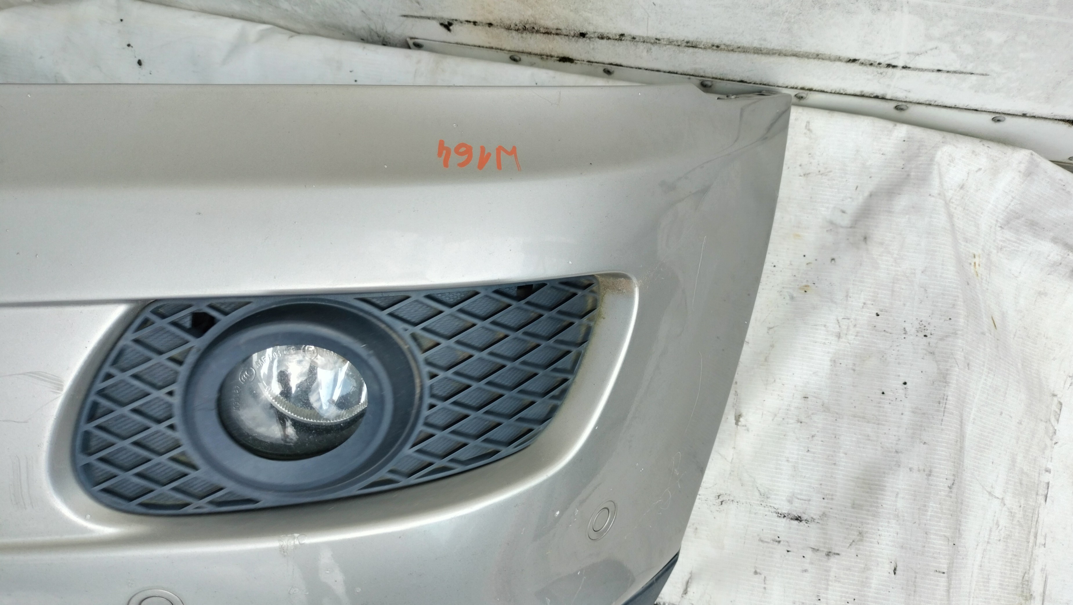 MERCEDES ML W164 ZDERZAK PRZÓD PRZEDNI SREBRNY ZŁOTY - zdjęcie 5