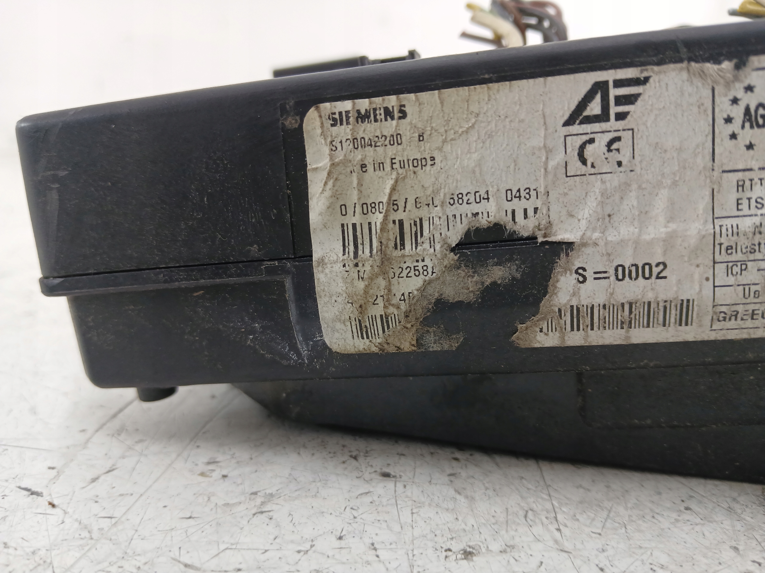 VW SHARAN I FORD GALAXY SKRZYNKA BEZPIECZNIKÓW 7M0962258A - zdjęcie 6