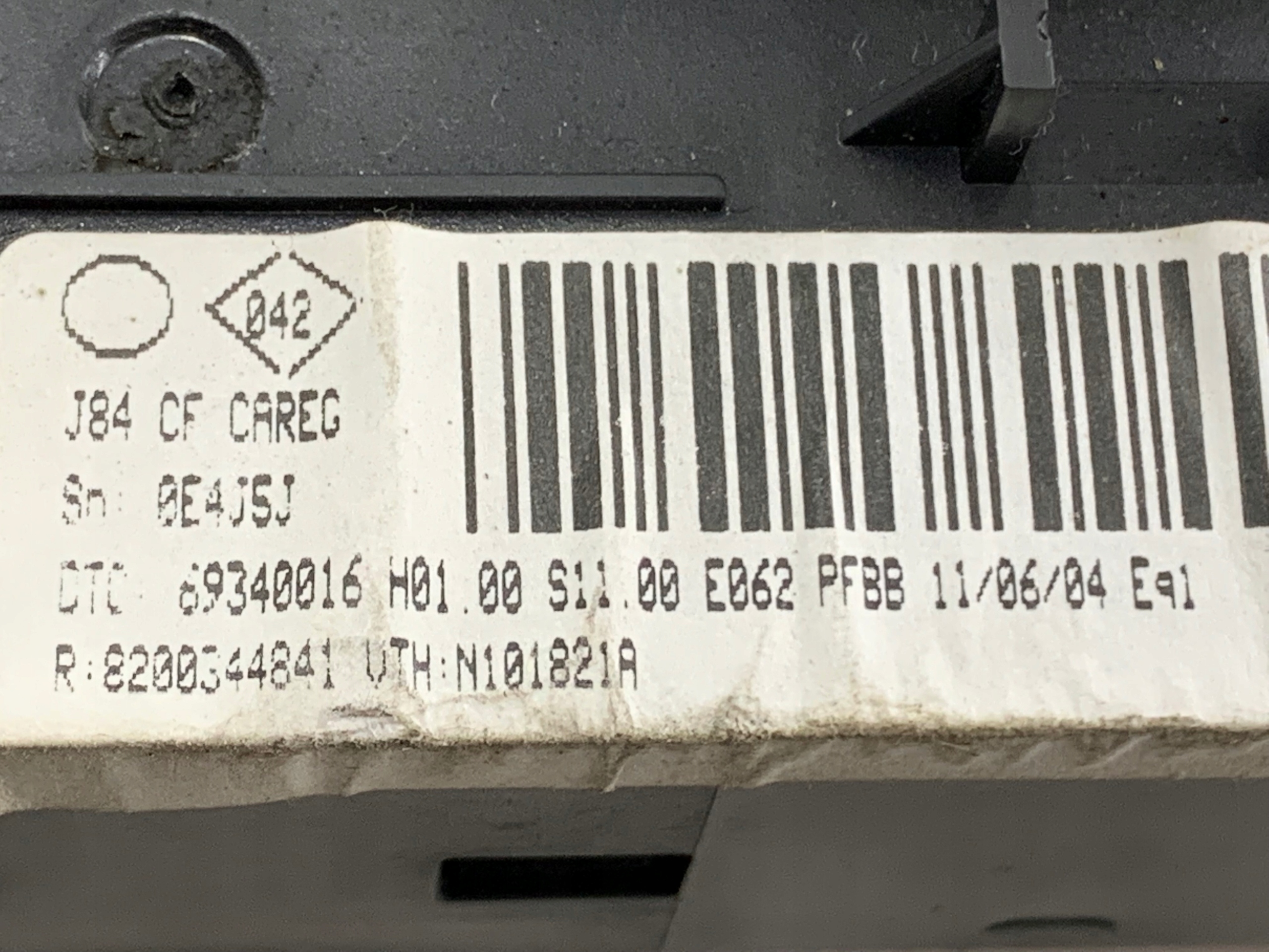 Dodatkowe zdjęcie używanej części: RENAULT SCENIC II PANEL KLIMATYZACJI 8200344841