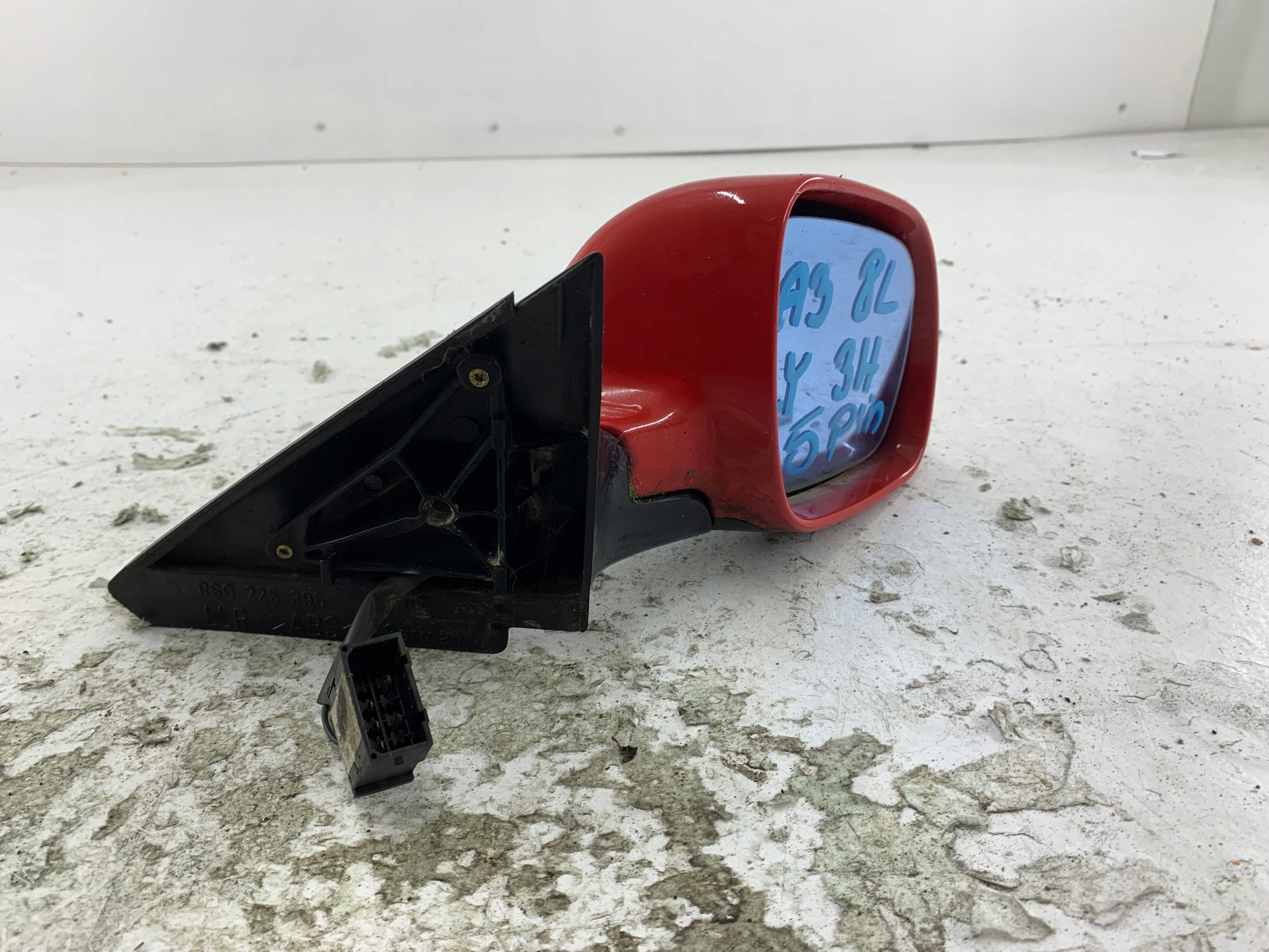 AUDI A3 8L LUSTERKO PRAWE LY3H 5 PIN - zdjęcie 2