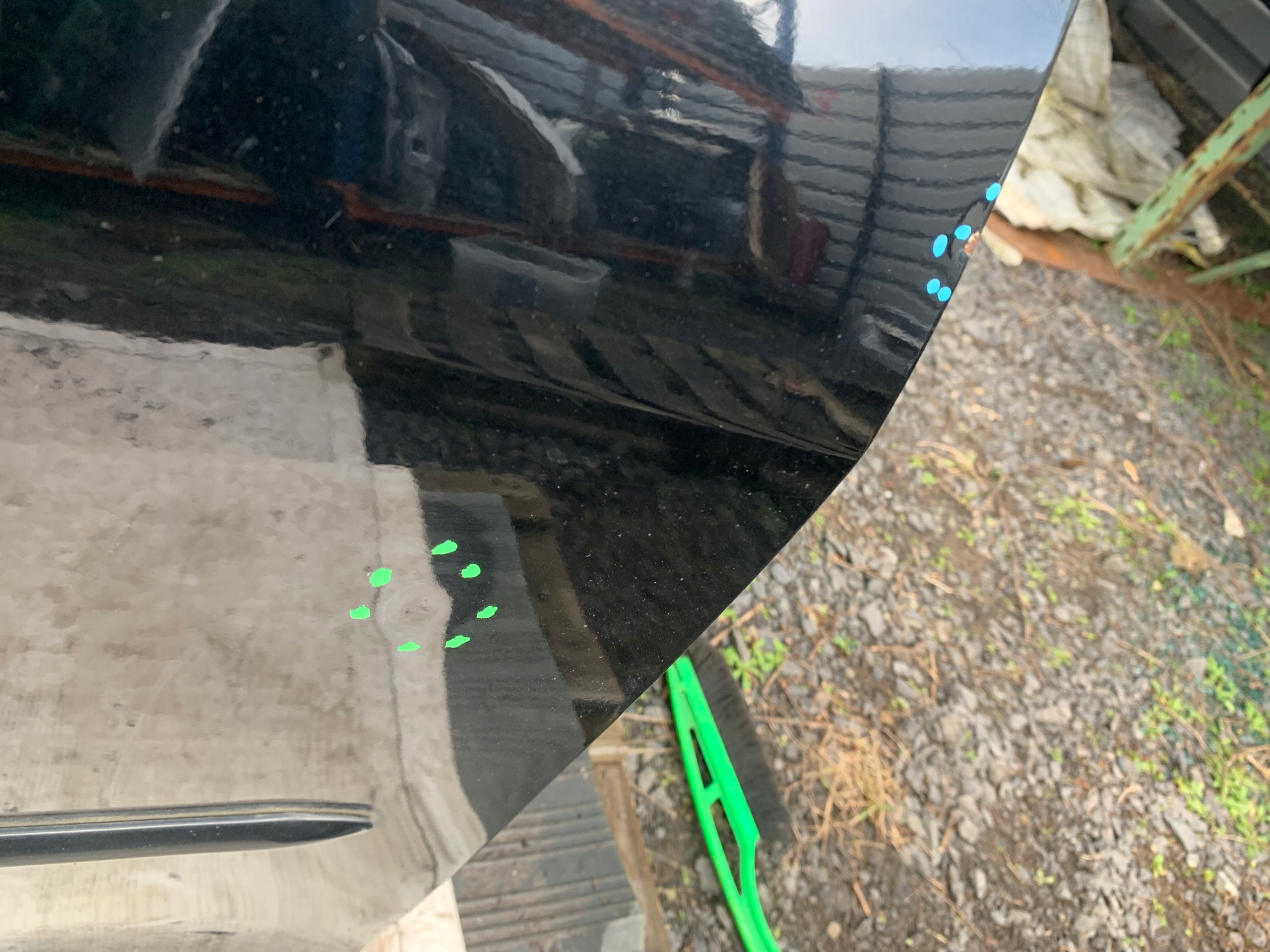 MAZDA 5 I CR DRZWI PRAWY PRZÓD CZARNE - zdjęcie 6