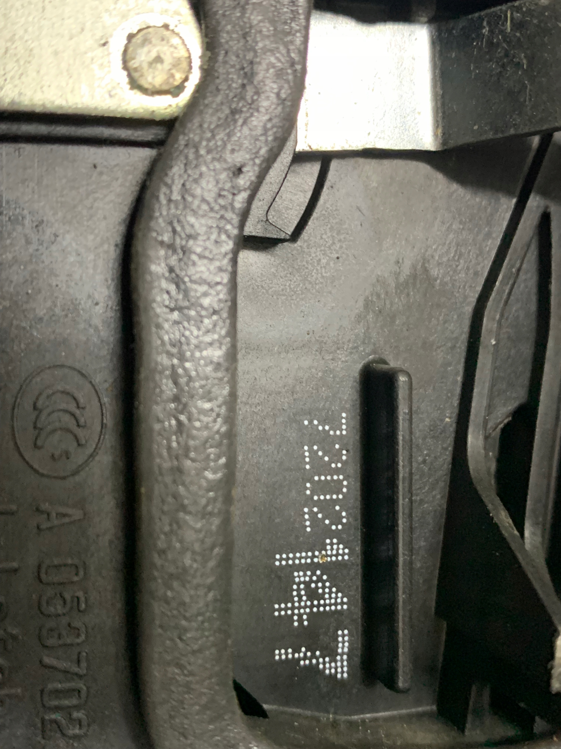 BMW E60 E61 ZAMEK DRZWI LEWY TYŁ 7202147 - zdjęcie 7