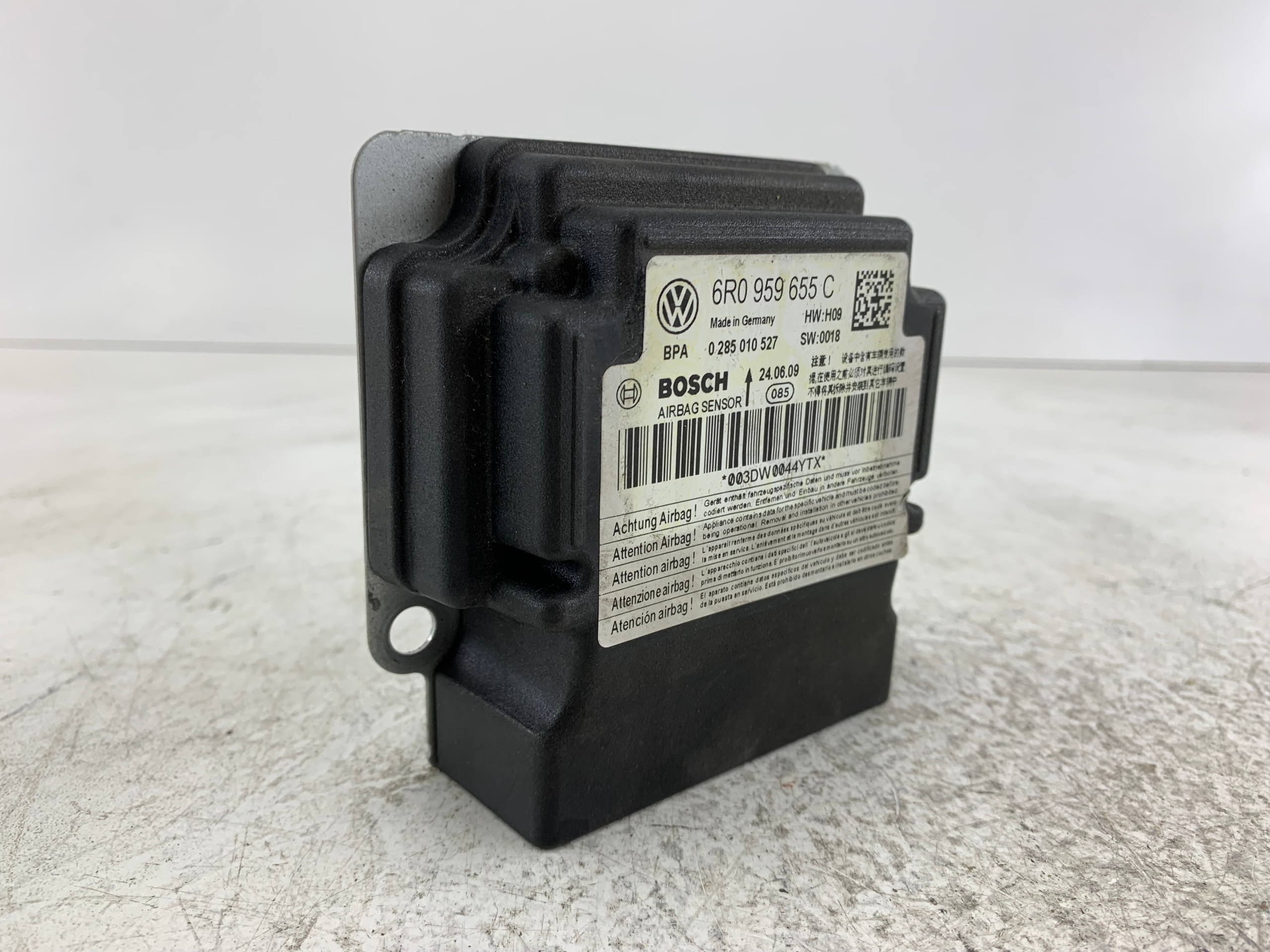 SEAT IBIZA IV MODUŁ SENSOR AIRBAG 6R0959655C - zdjęcie 2