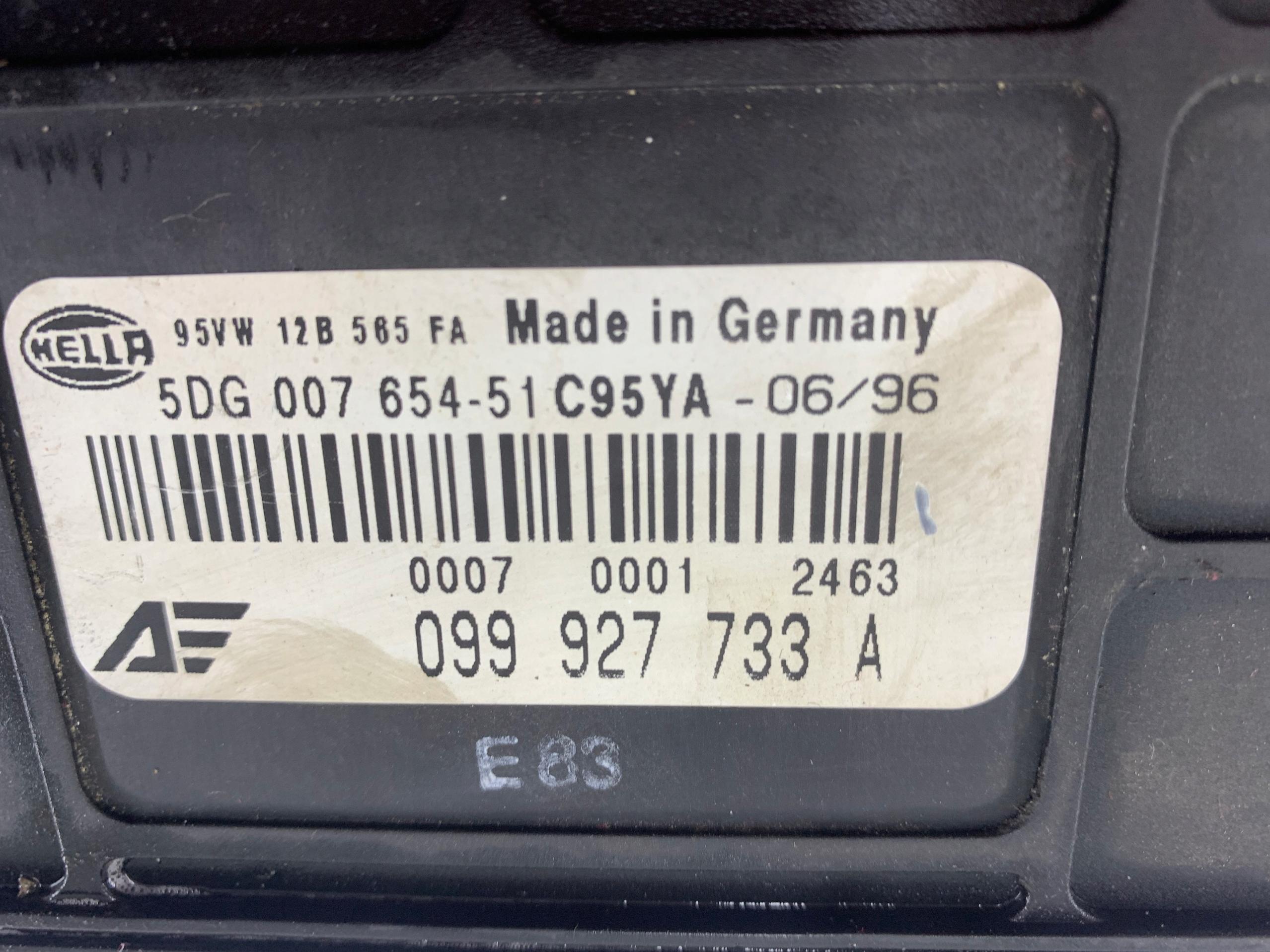 Dodatkowe zdjęcie używanej części: VW SHARAN I 7M 2.8 STEROWNIK SKRZYNI BIEGÓW 099927733A AUTOMAT
