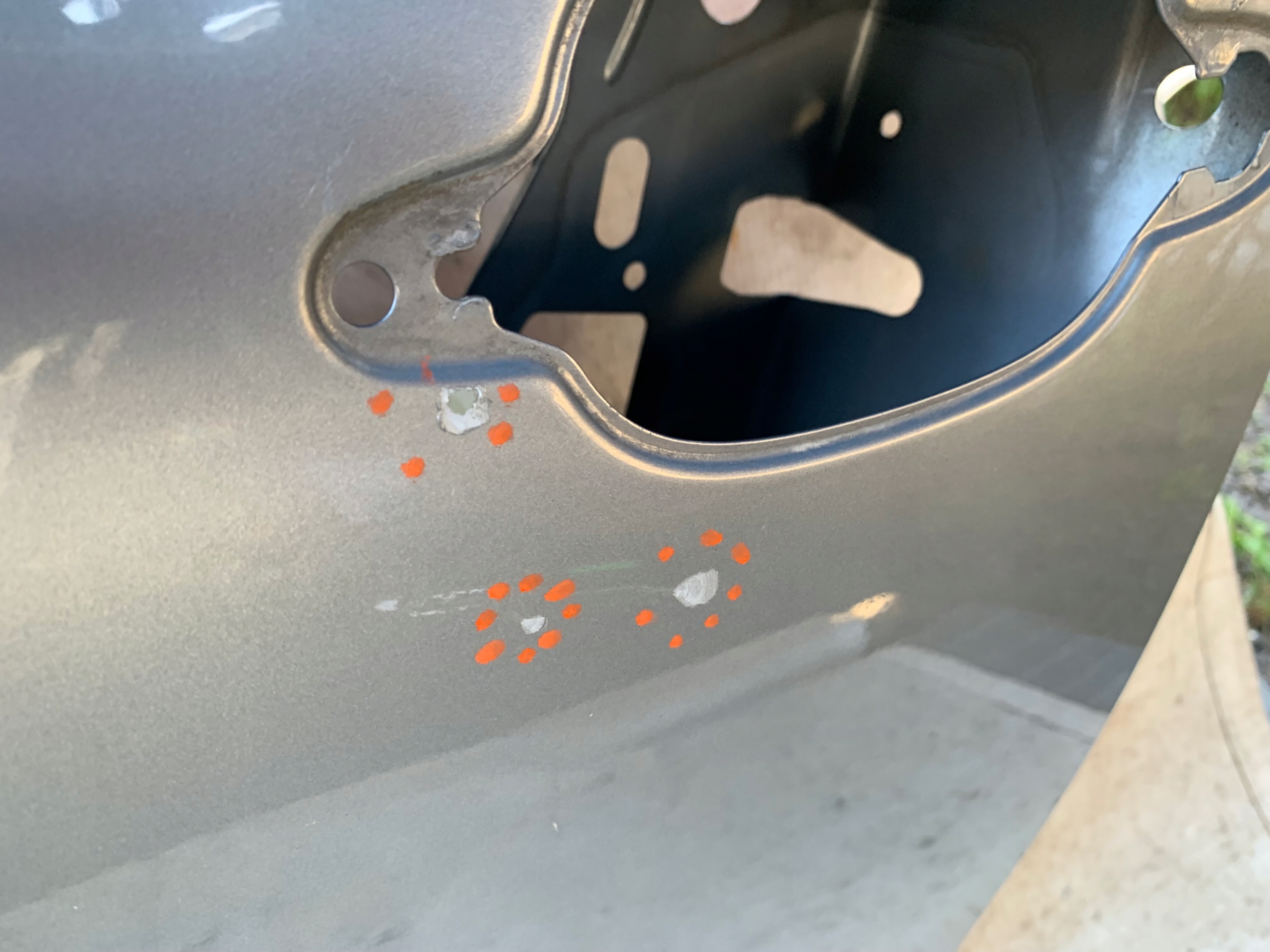 BMW E60 E61 DRZWI LEWY PRZÓD SILBERGRAU METALLIC - zdjęcie 6