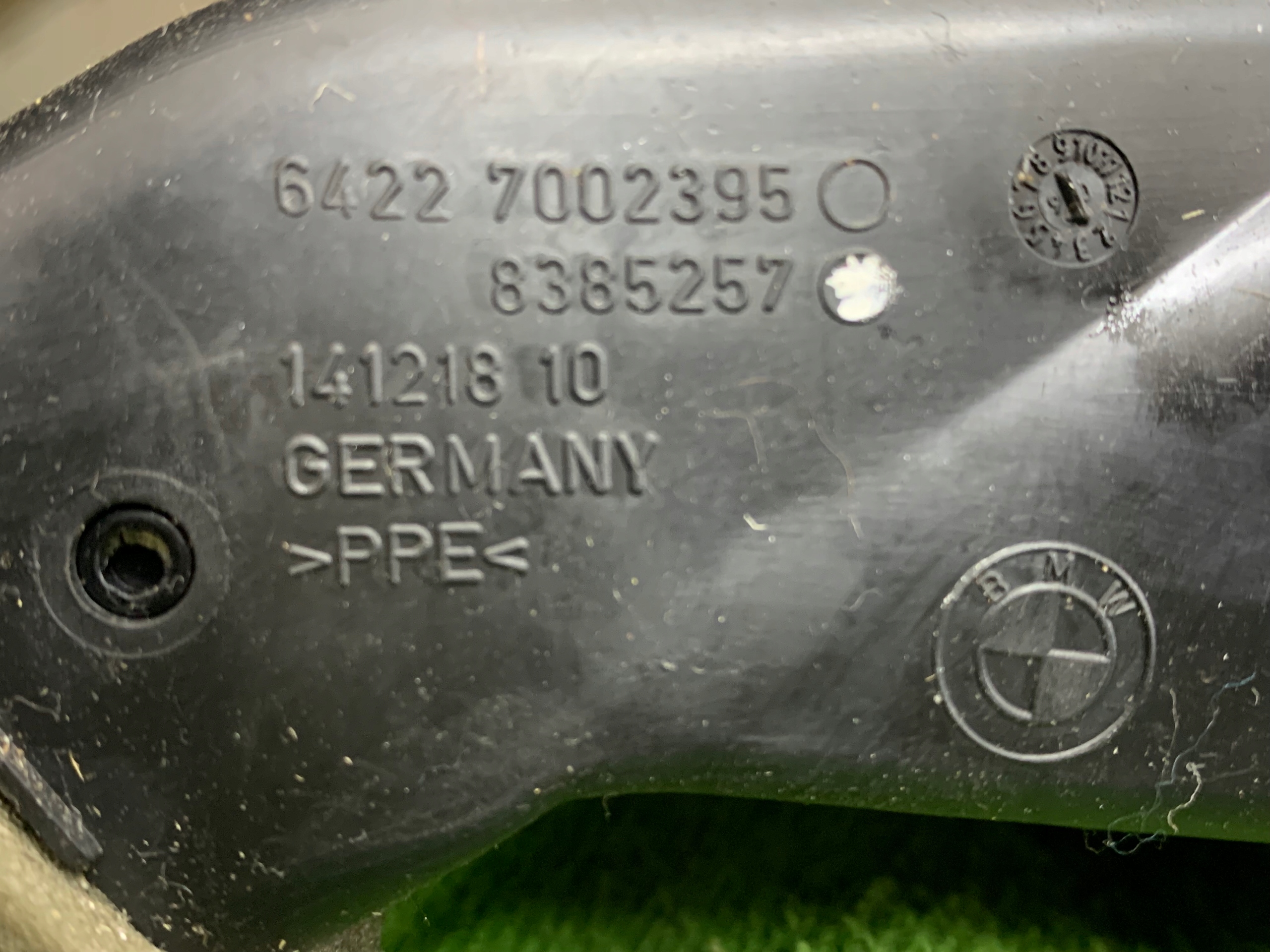 BMW E65 LIFT LCI KRATKA NAWIEWU TUNELU TYŁ 7002395 - zdjęcie 9