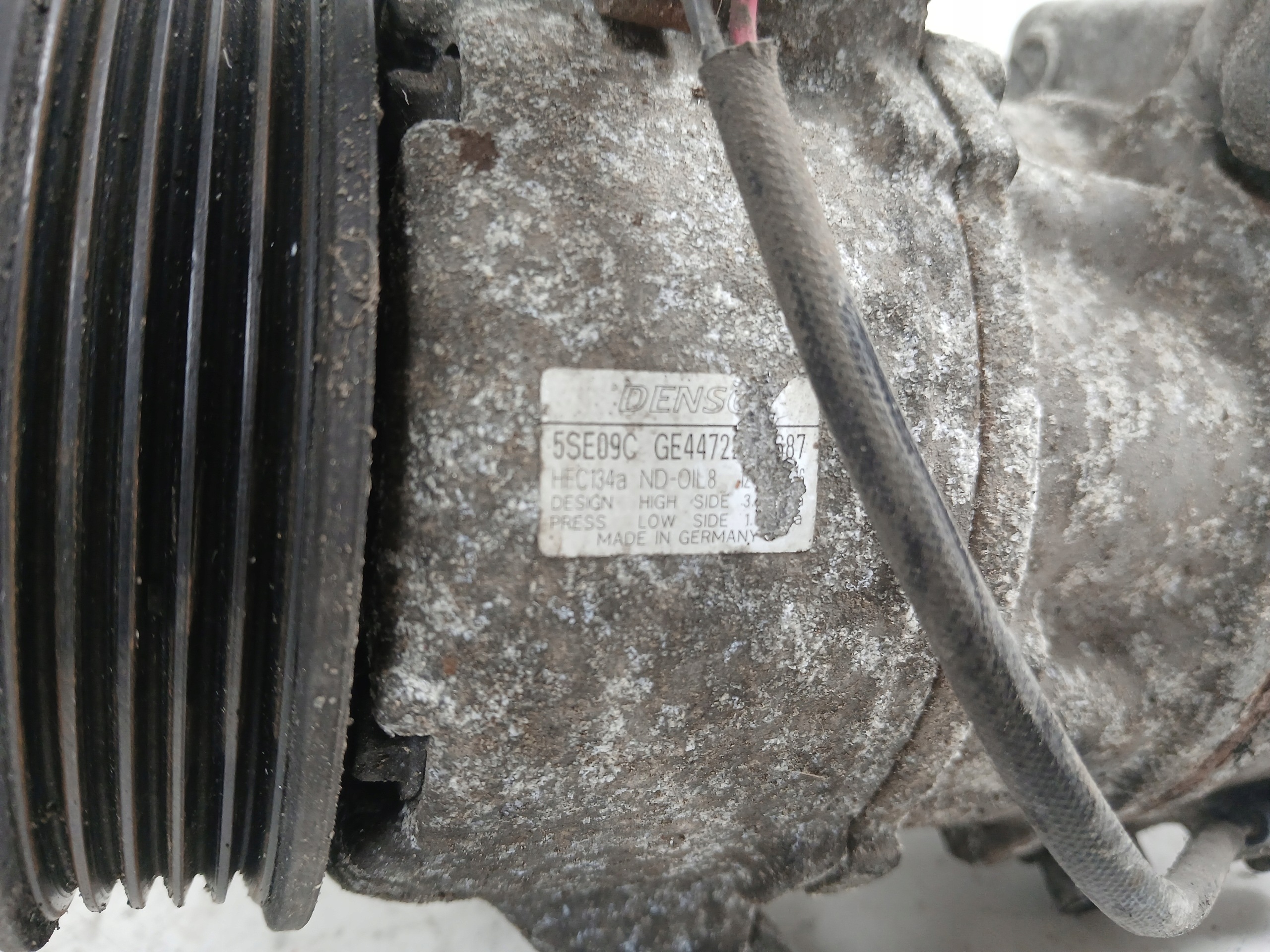 Dodatkowe zdjęcie używanej części: MITSUBISHI COLT VI KOMPRESOR SPRĘŻARKA KLIMATYZACJI 5SE09C
