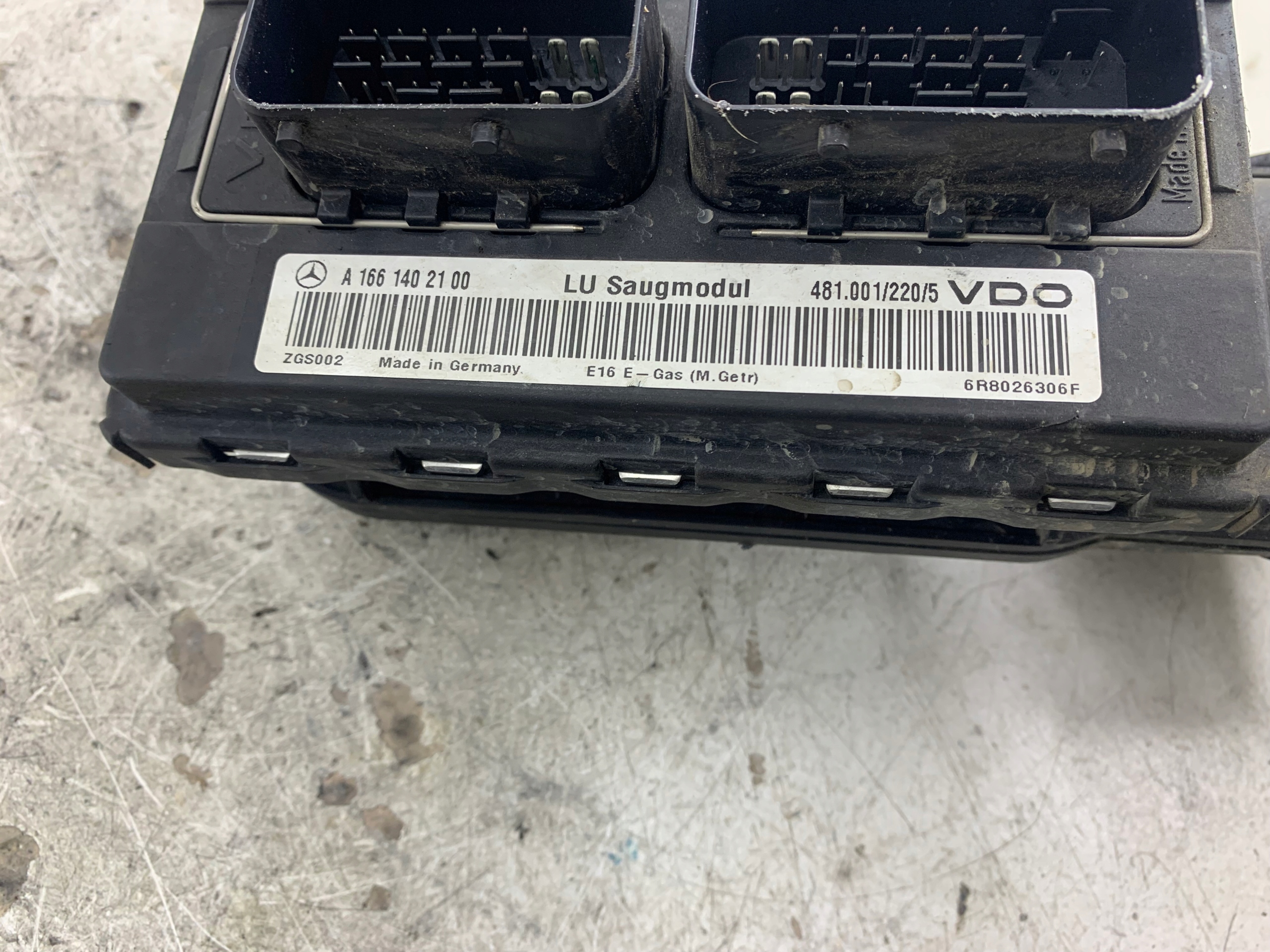 MERCEDES W168 1.6 STEROWNIK SILNIKA PRZEPŁYWOMIERZ A0265450532 - zdjęcie 7