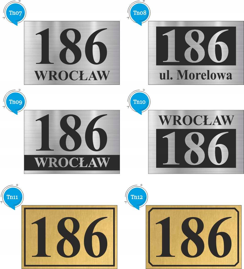 TABLICA Z NUMEREM DOMU TABLICZKA adresowa 40x30