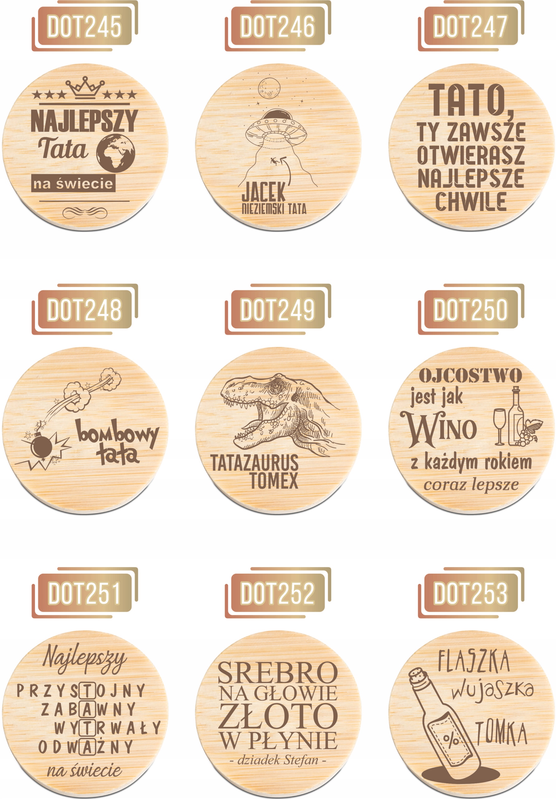 OTWIERACZ do piwa DREWNIANY personalizacja grawer Super Facet