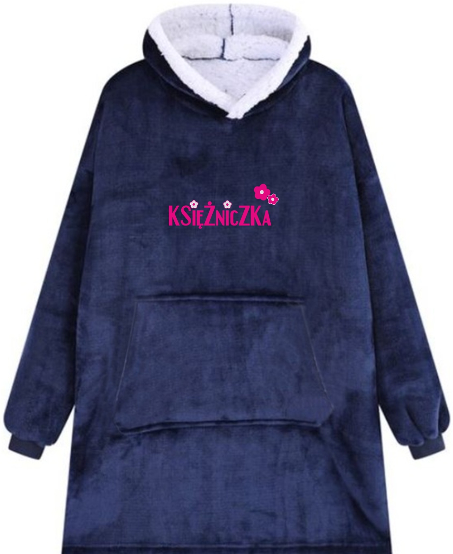 KOCOBLUZA BLUZA KOC OVERSIZE Z HAFTEM PREZENT personalizowany twój napis