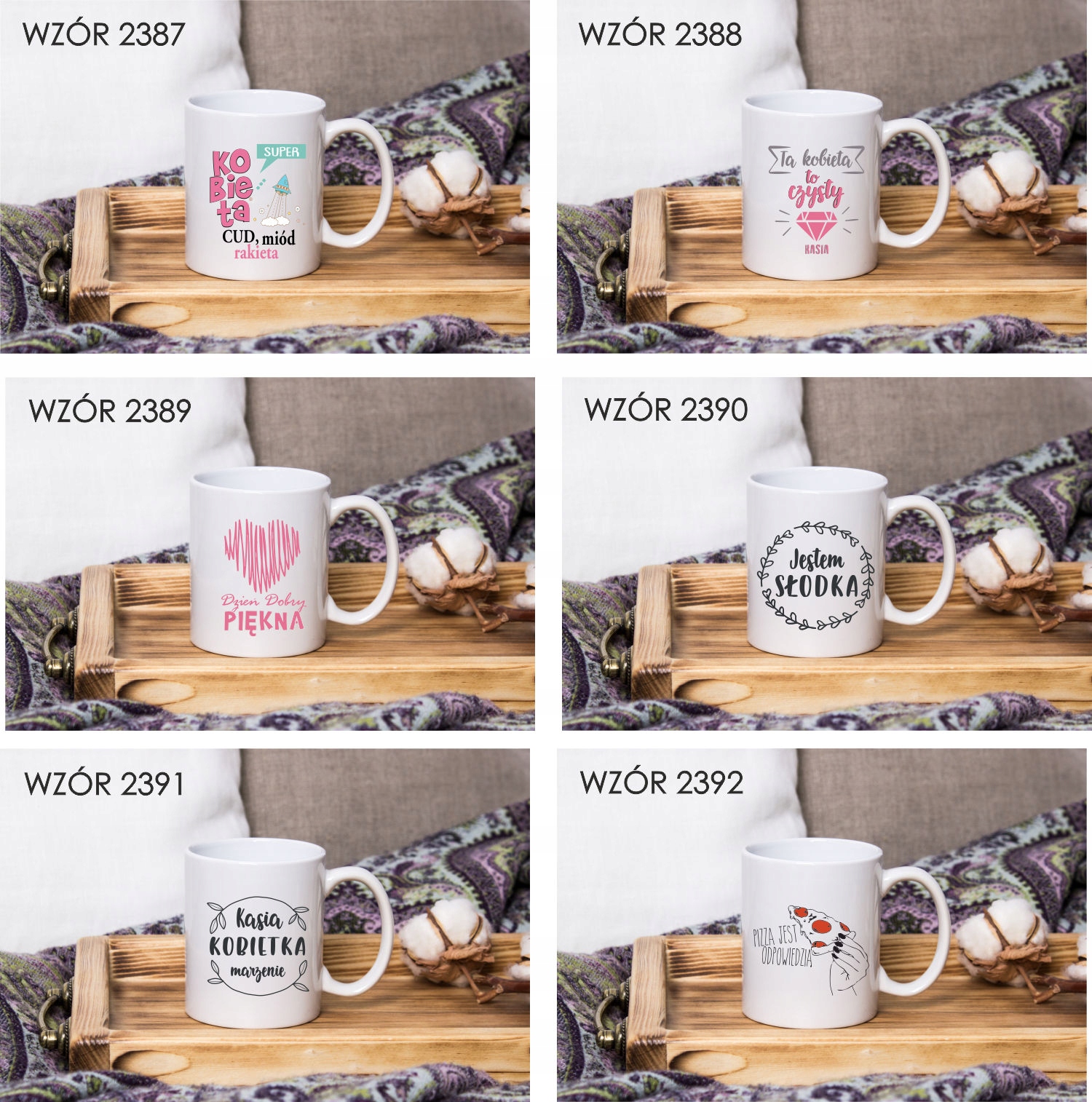 Kubek z imieniem PREZENT KOBIETA SUKCESU