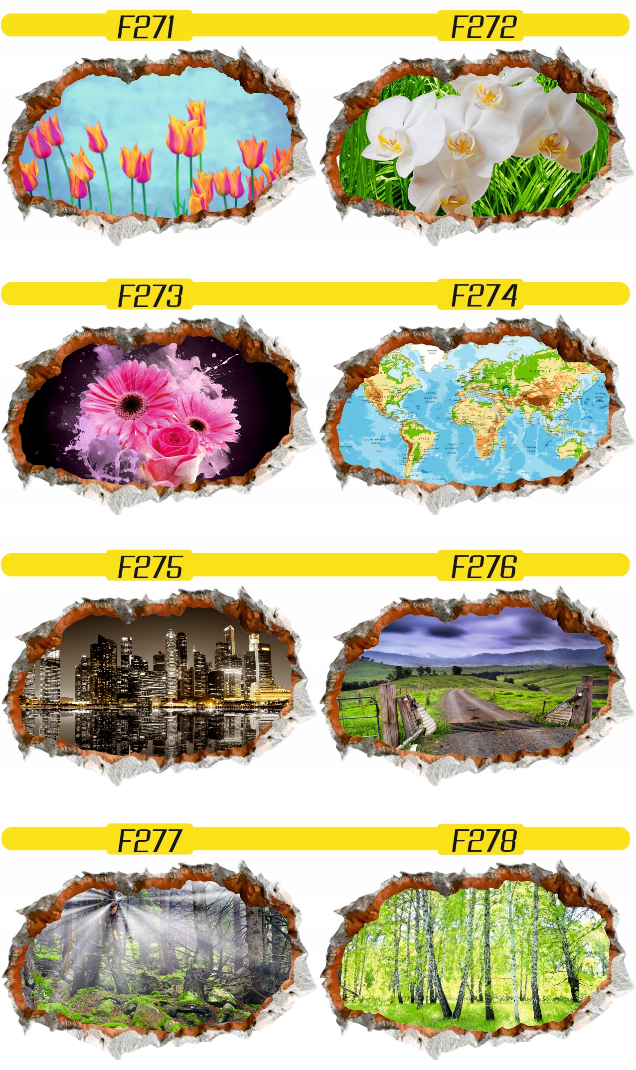 Naklejka samoprzylepna efekt 3D LONDYN Big Ben HIT