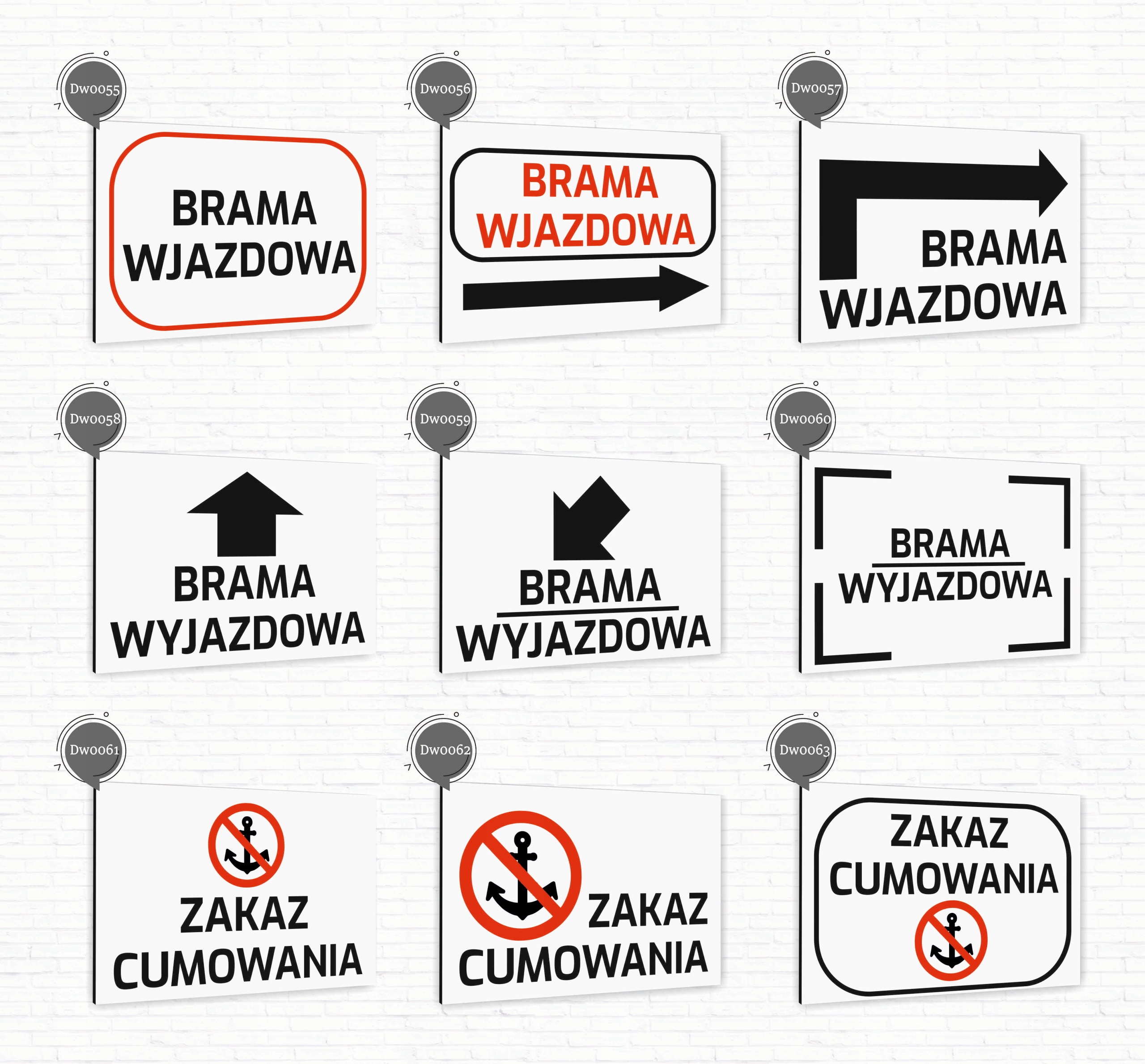 Tabliczka znak informacyjny 40x30 Biała ZAKAZ PARKOWANIA TYŁEM Nierdzewna